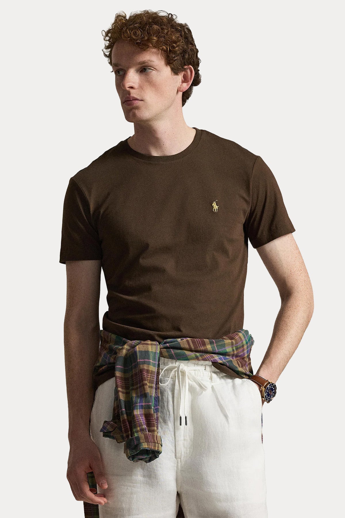 Polo Ralph Lauren Custom Slim Fit Yuvarlak Yaka T-shirt