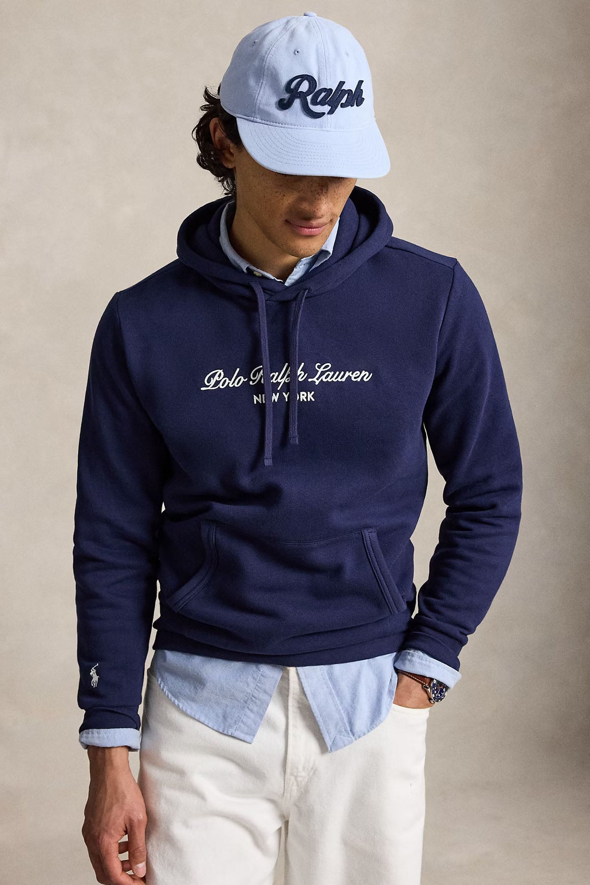 Polo Ralph Lauren Custom Fit Logolu Kapüşonlu Sweatshirt