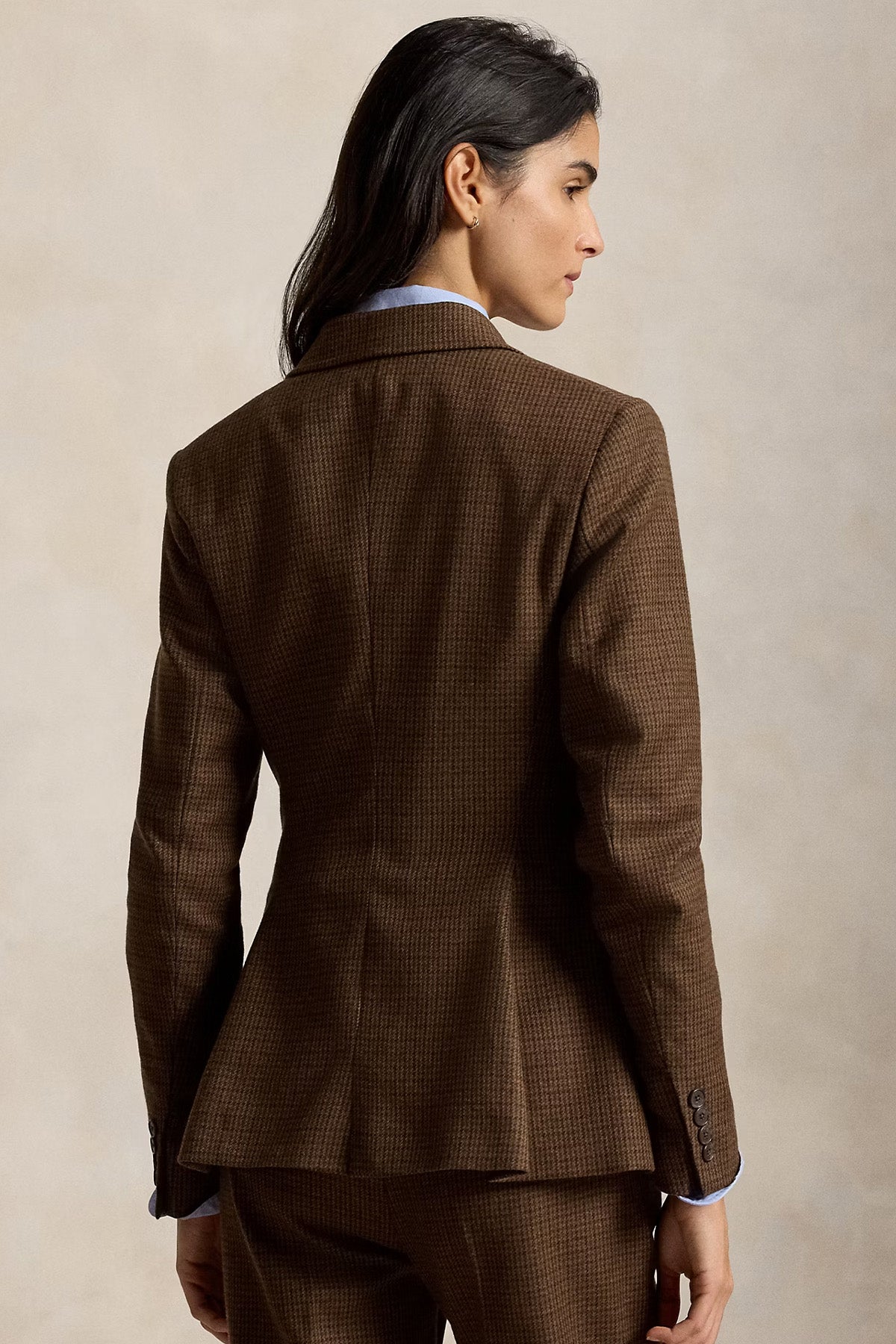 Polo Ralph Lauren Gun Club Ekose Desenli Yün Blazer Ceket