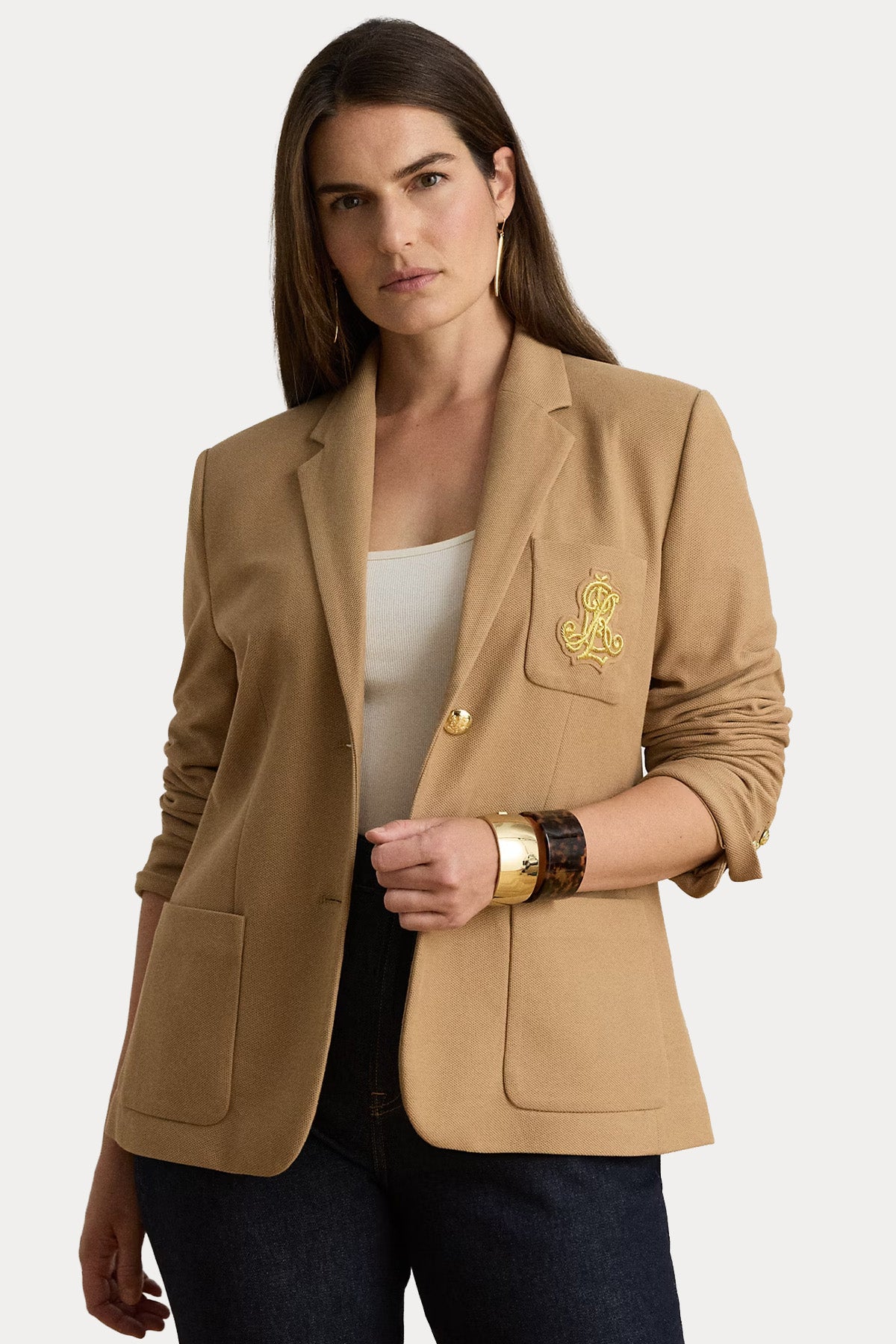 Polo Ralph Lauren Slim Fit Nakış Logolu Spor Cepli Blazer Ceket
