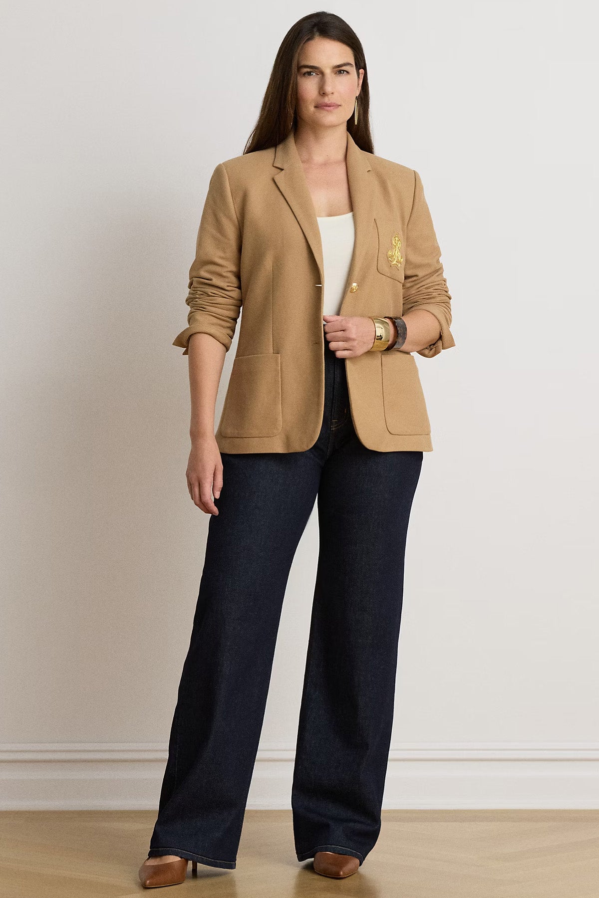 Polo Ralph Lauren Slim Fit Nakış Logolu Spor Cepli Blazer Ceket