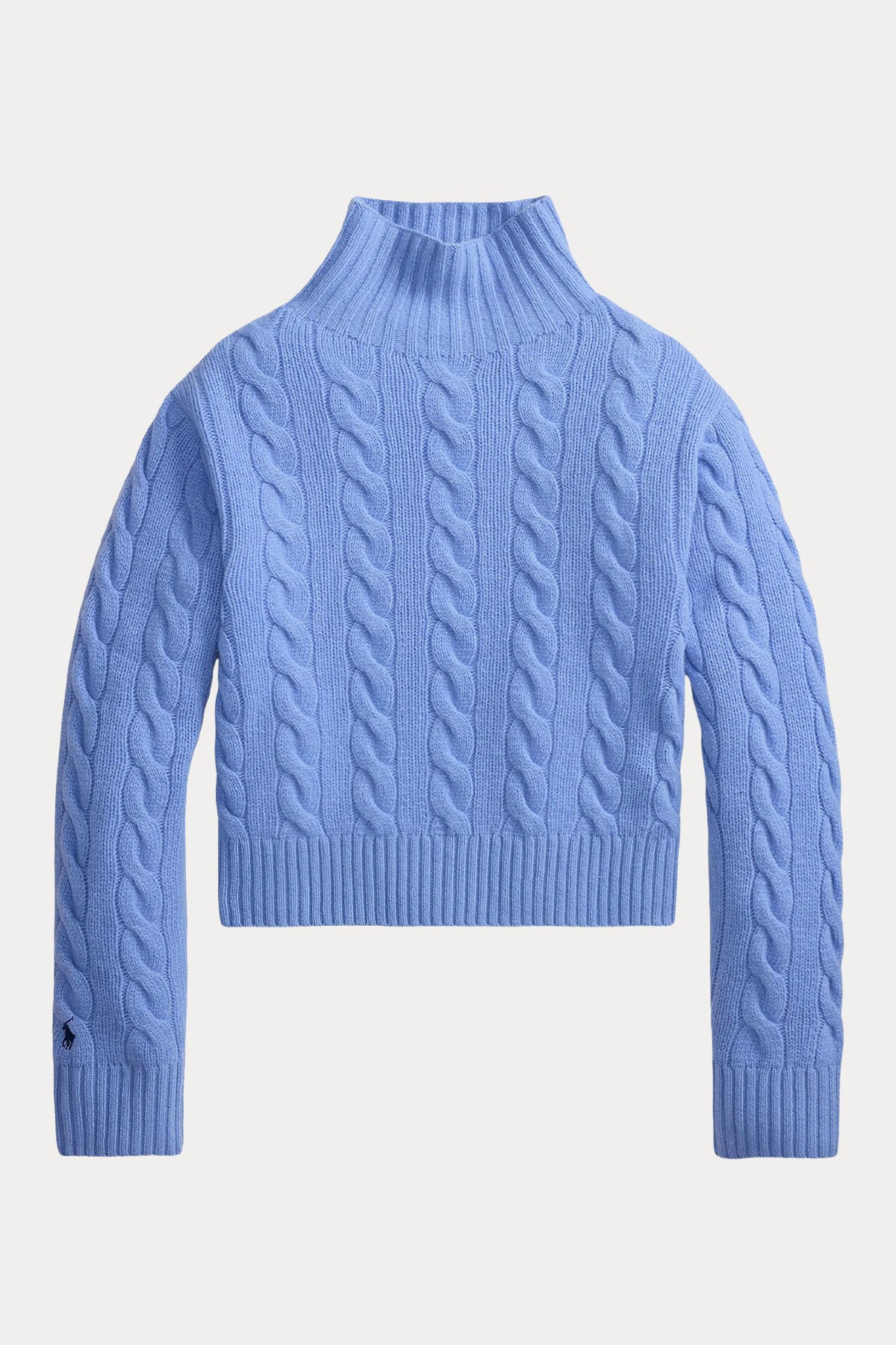 Polo Ralph Lauren Relaxed Fit Kaşmir Saç Örgü Balıkçı Yaka Yün Triko