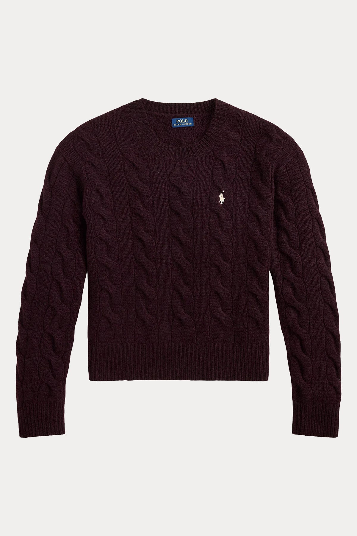Polo Ralph Lauren Relaxed Fit Saç Örgü Kaşmir Yün Triko