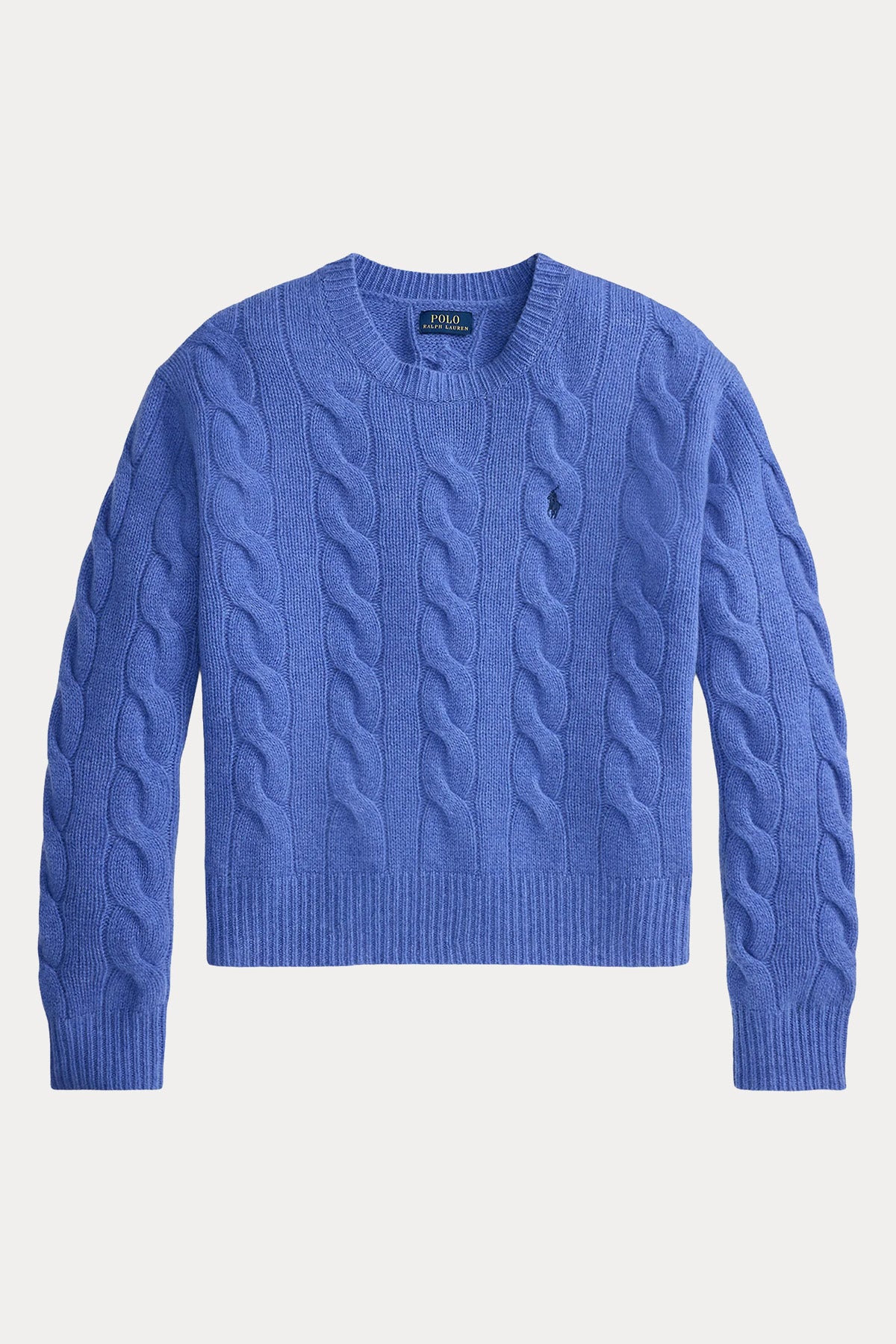 Polo Ralph Lauren Relaxed Fit Saç Örgü Kaşmir Yün Triko