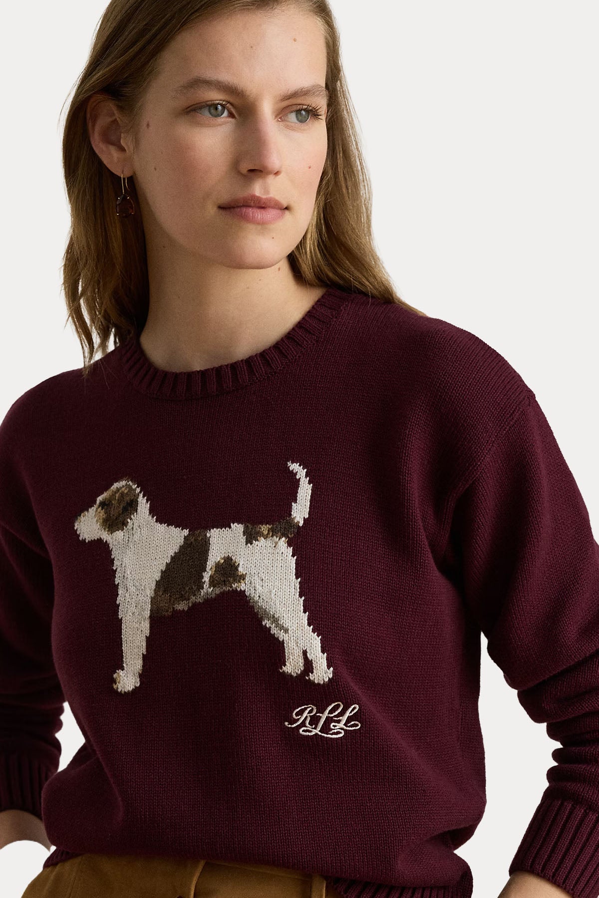 Polo Ralph Lauren Relaxed Fit Evcil Hayvan Temalı Örgü Triko