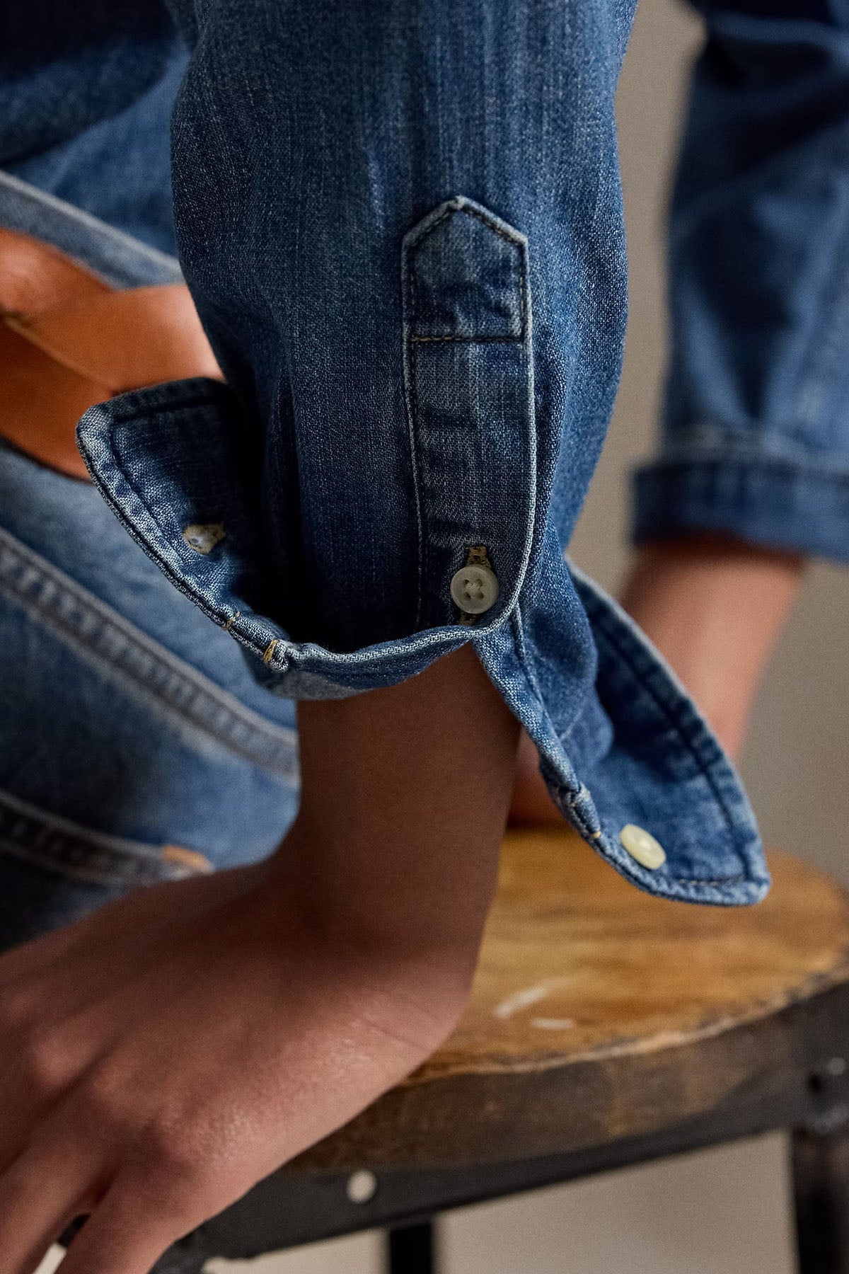 Polo Ralph Lauren Custom Fit Denim Gömlek