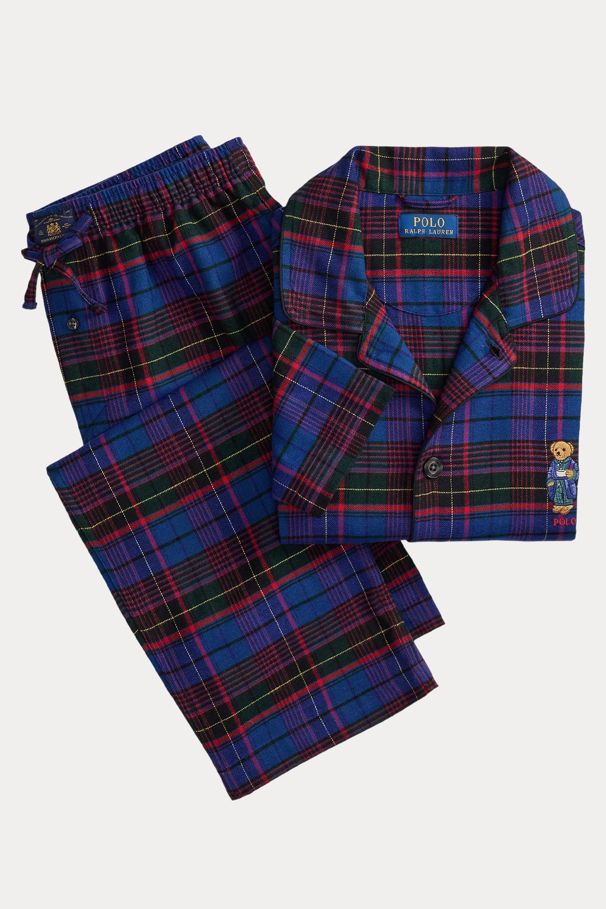 Polo Ralph Lauren Polo Bear Ekose Desenli Pijama Takımı