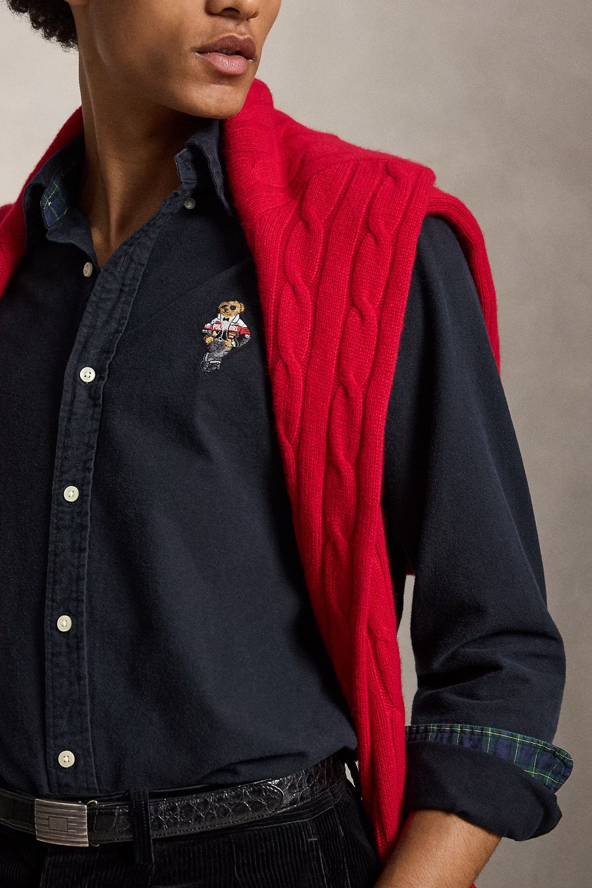Polo Ralph Lauren Custom Fit Polo Bear Oxford Gömlek