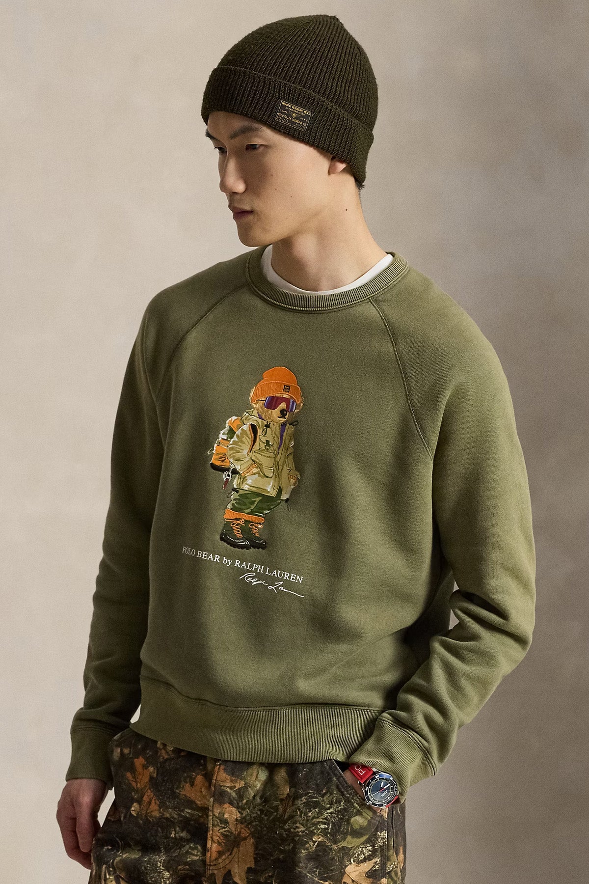 Polo Ralph Lauren Relaxed Fit Polo Bear İçi Polarlı Sweatshirt