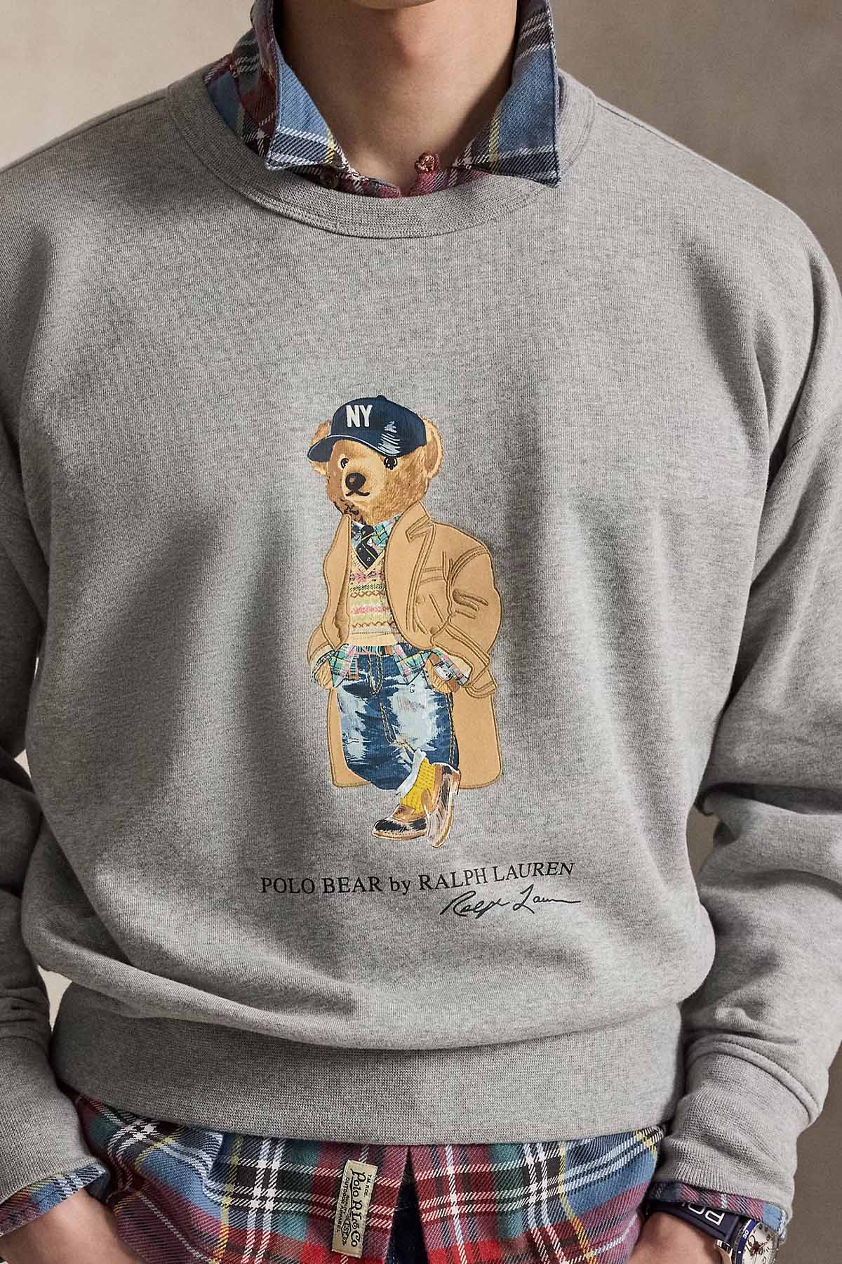 Polo Ralph Lauren Vintage Fit Polo Bear Şardonlu Sweatshirt