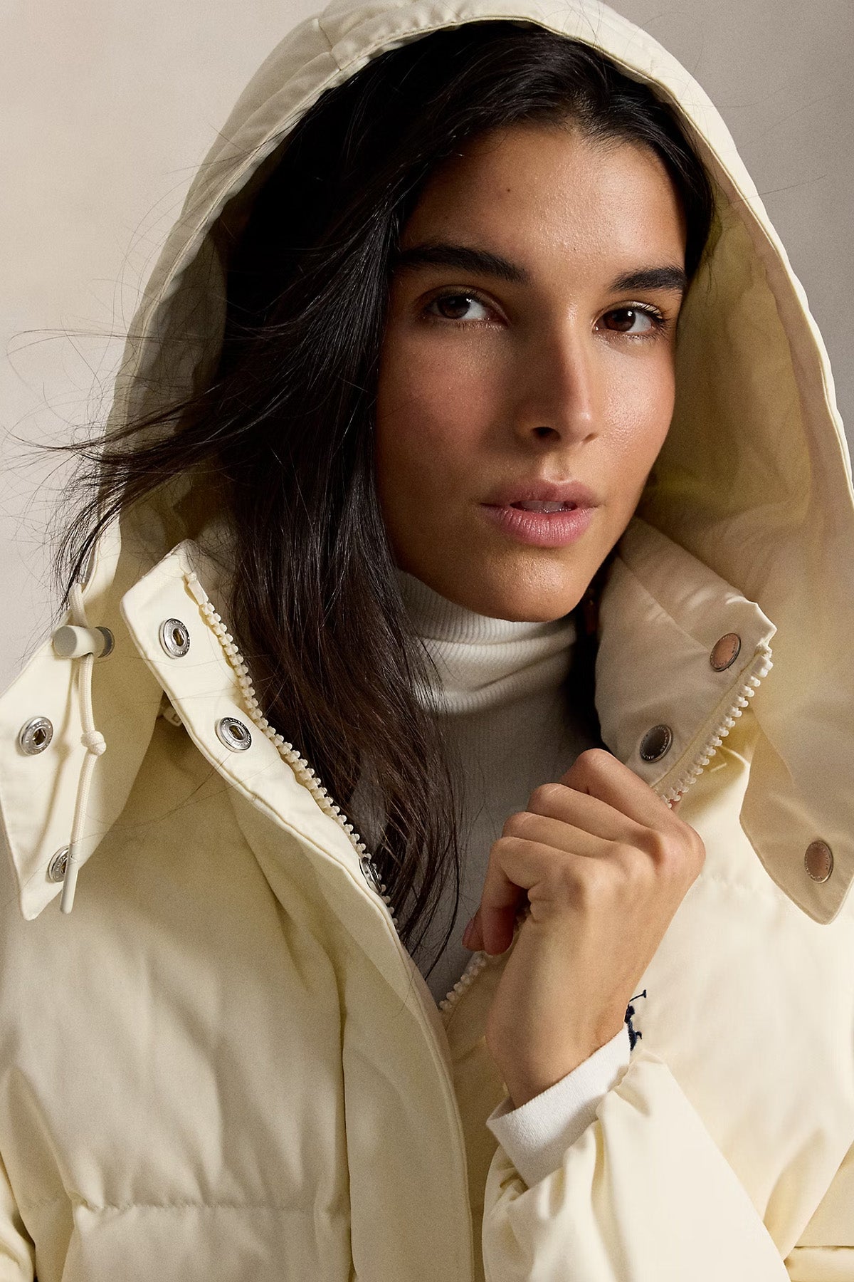 Polo Ralph Lauren Relaxed Fit Kapüşonlu Puffer Mont