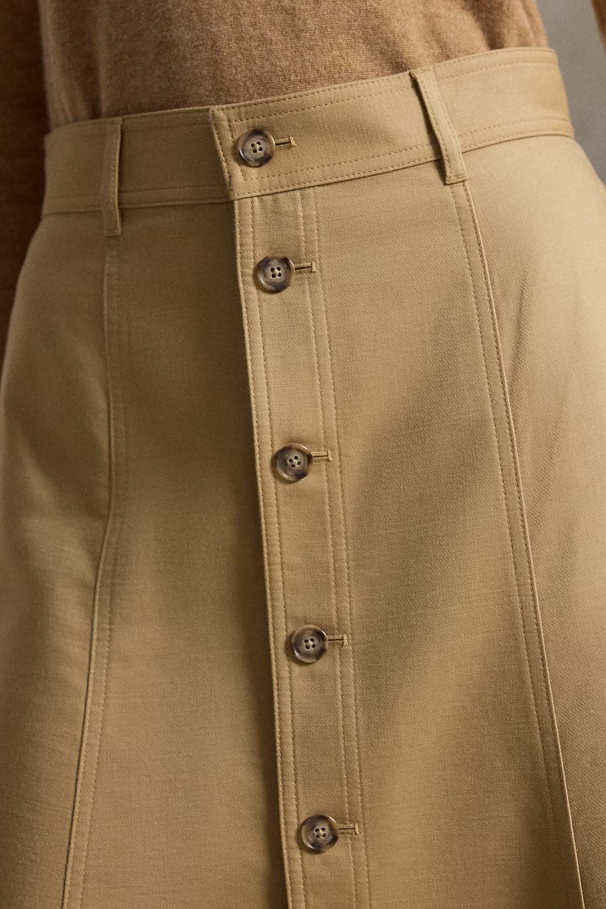 Polo Ralph Lauren Midi Yün Etek