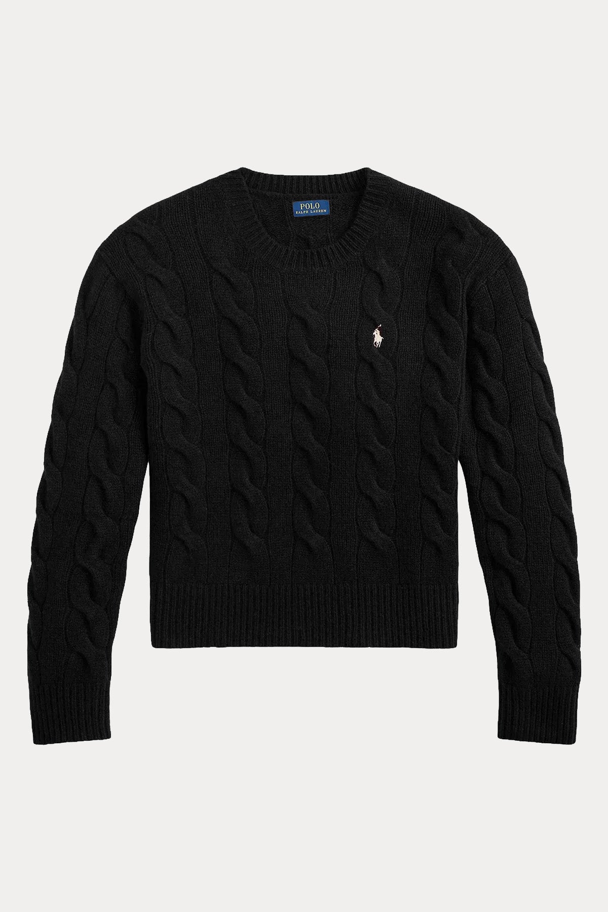 Polo Ralph Lauren Relaxed Fit Saç Örgü Kaşmir Yün Triko
