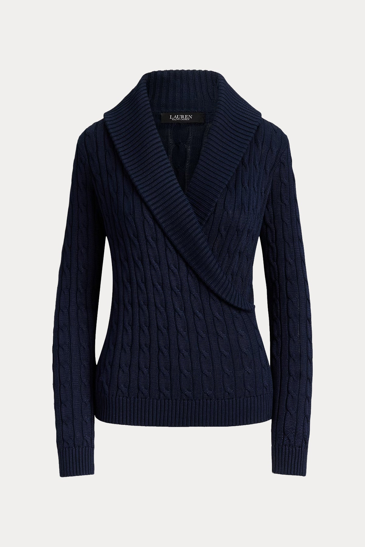 Polo Ralph Lauren Relaxed Fit Kruvaze Saç Örgü Triko