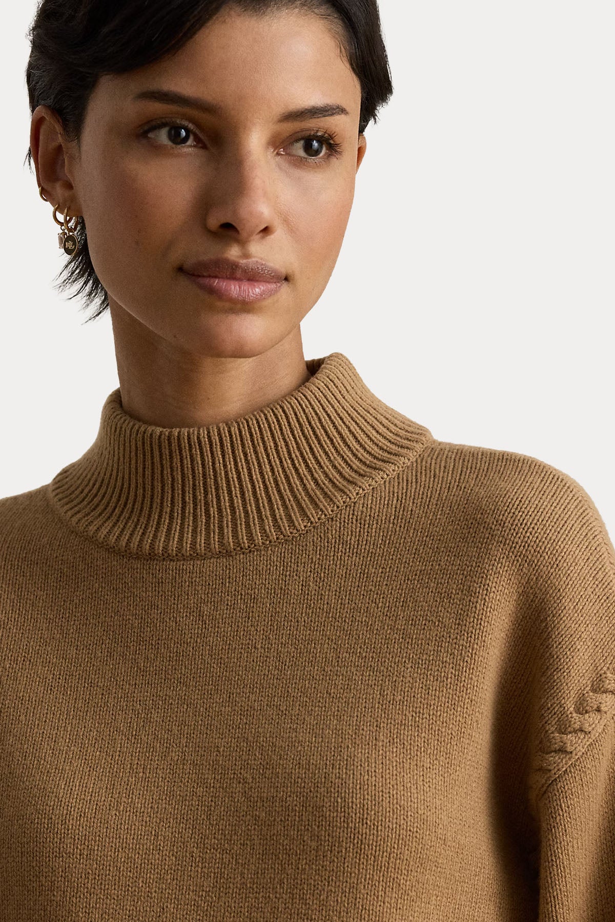 Polo Ralph Lauren Relaxed Fit Yarım Balıkçı Yaka Örgü Yün Triko