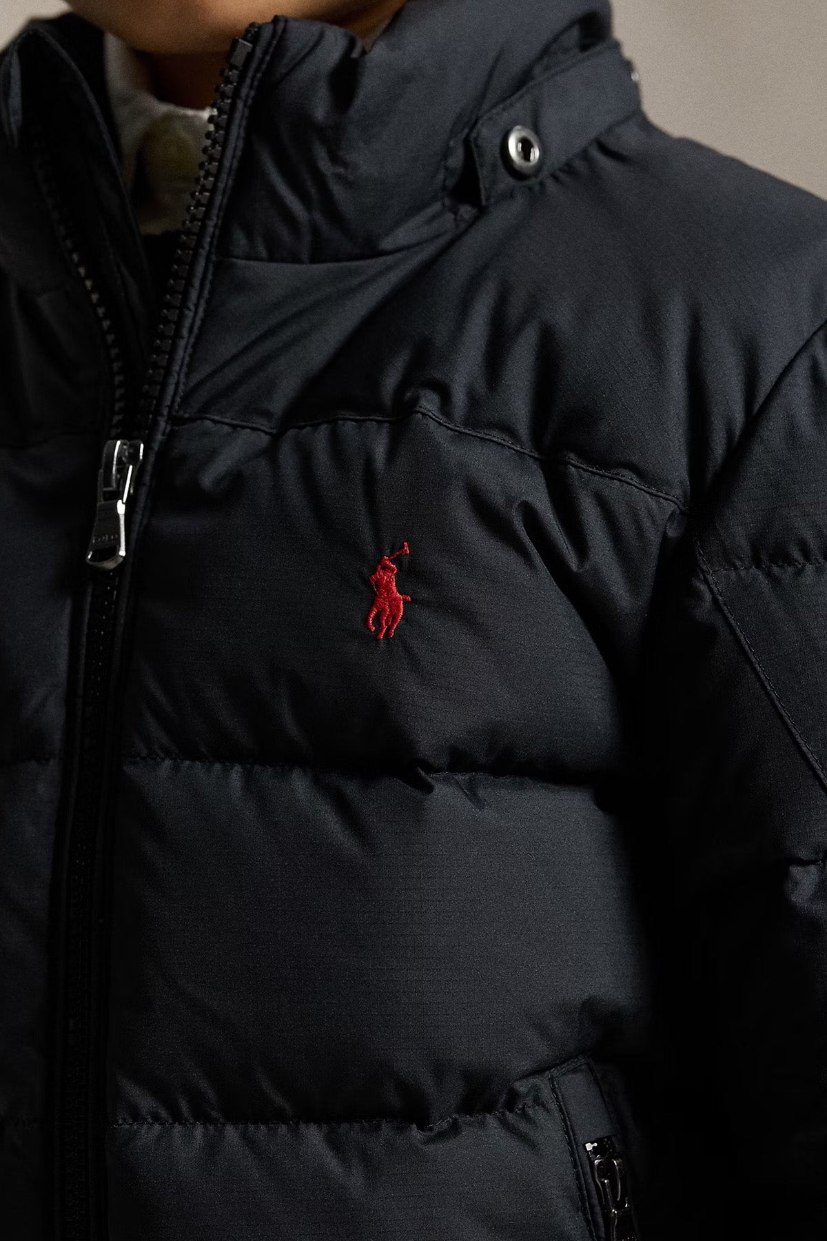 Polo Ralph Lauren Kids 6 Yaş Unisex Çocuk Kapüşonlu Puffer Mont