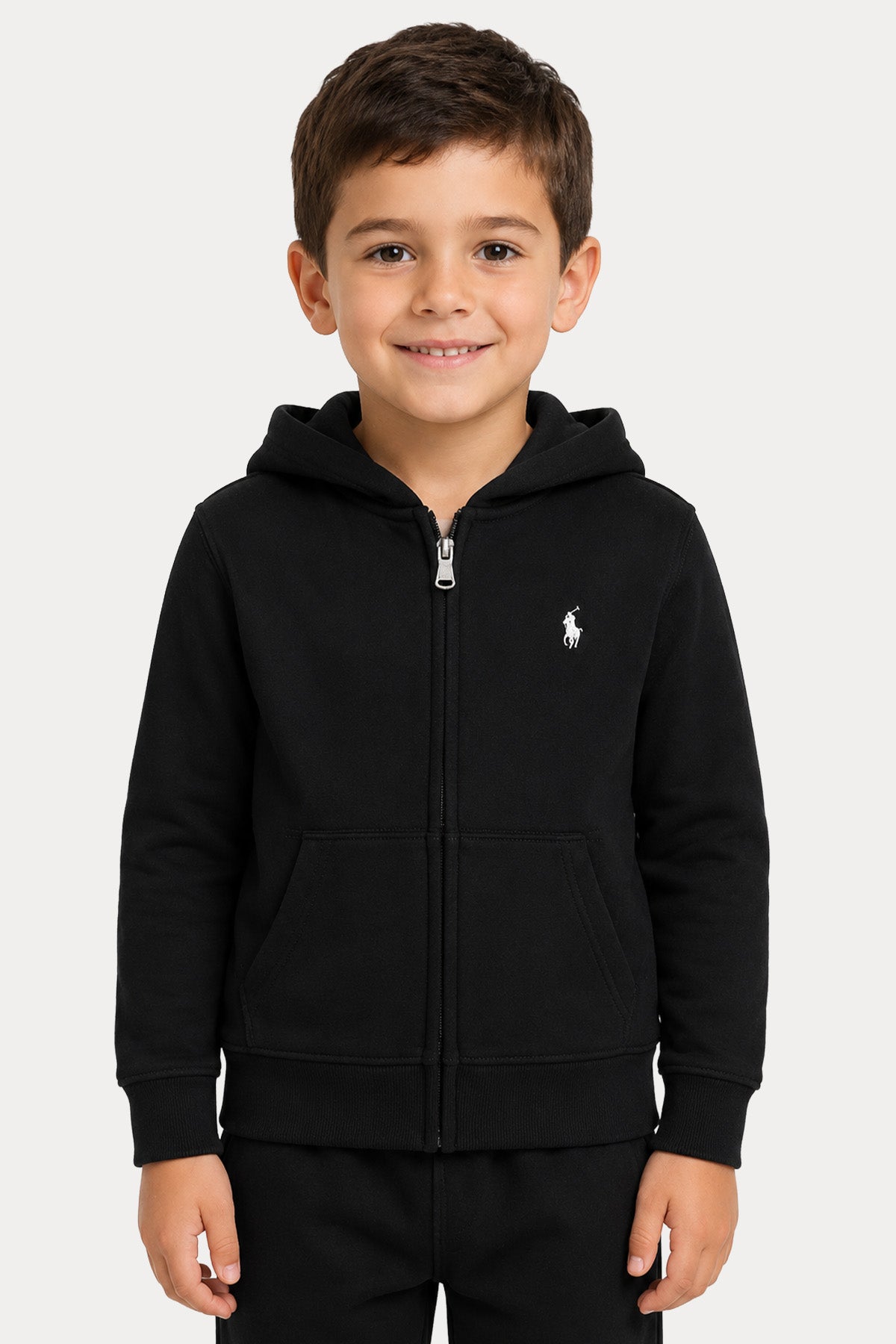 Polo Ralph Lauren Kids 6-7 Yaş Unisex Çocuk Kapüşonlu Sweatshirt Ceket