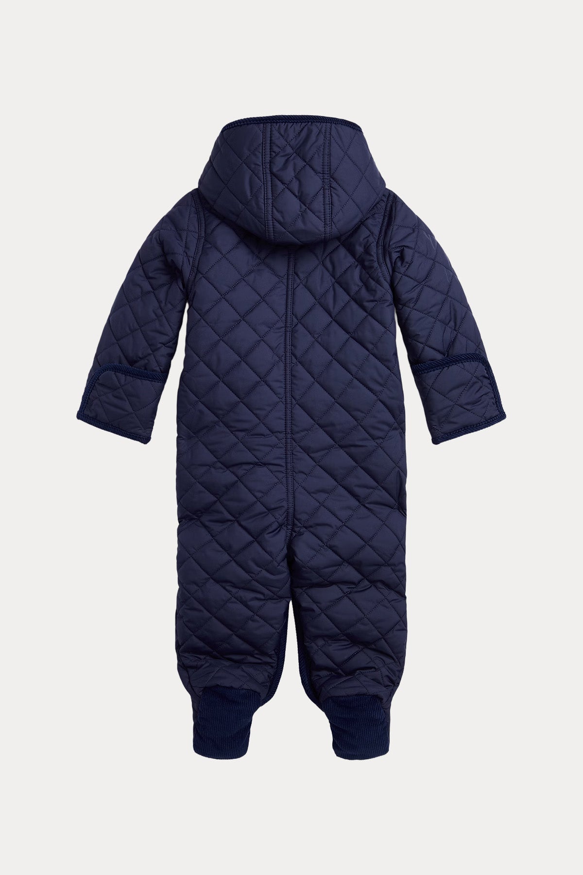 Polo Ralph Lauren Kids 6 Aylık Erkek Bebek Kapüşonlu Puffer Tulum