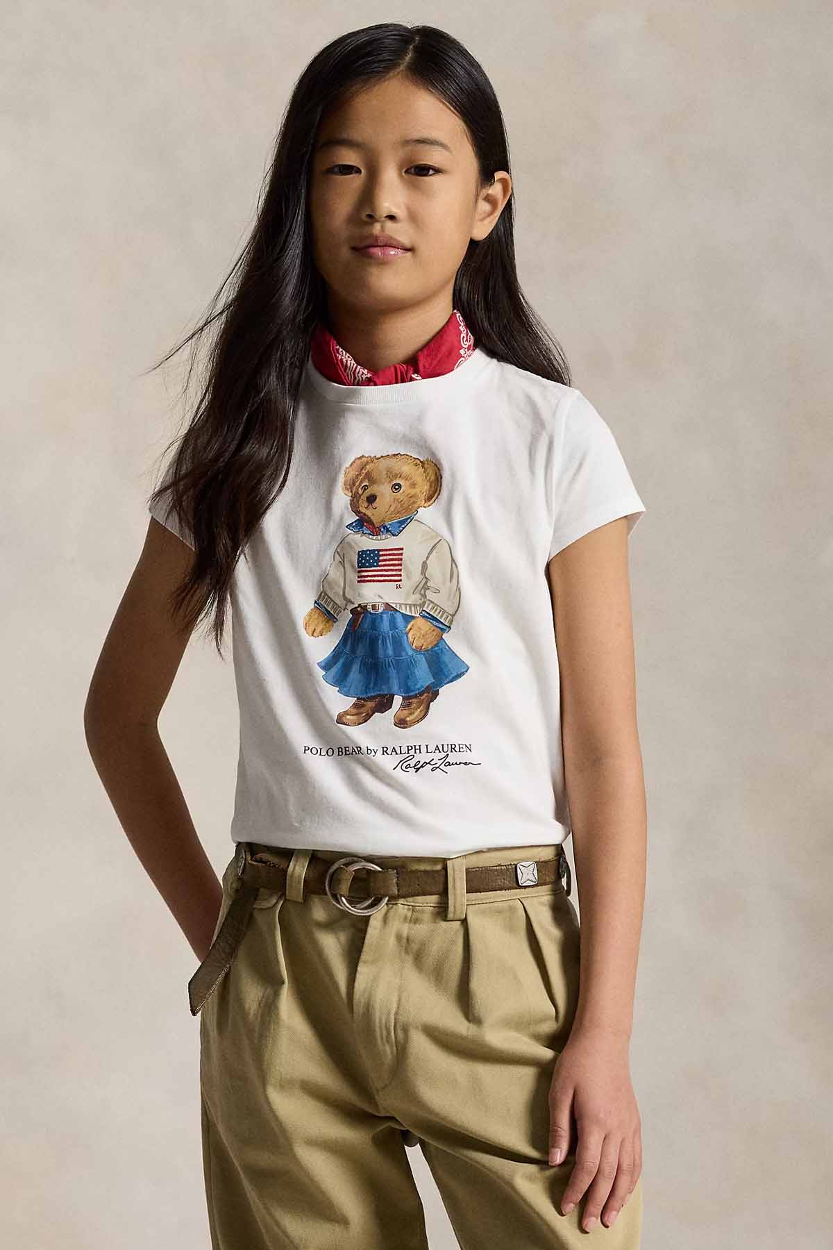 Polo Ralph Lauren Kids S-L Beden Kız Çocuk Polo Bear T-shirt