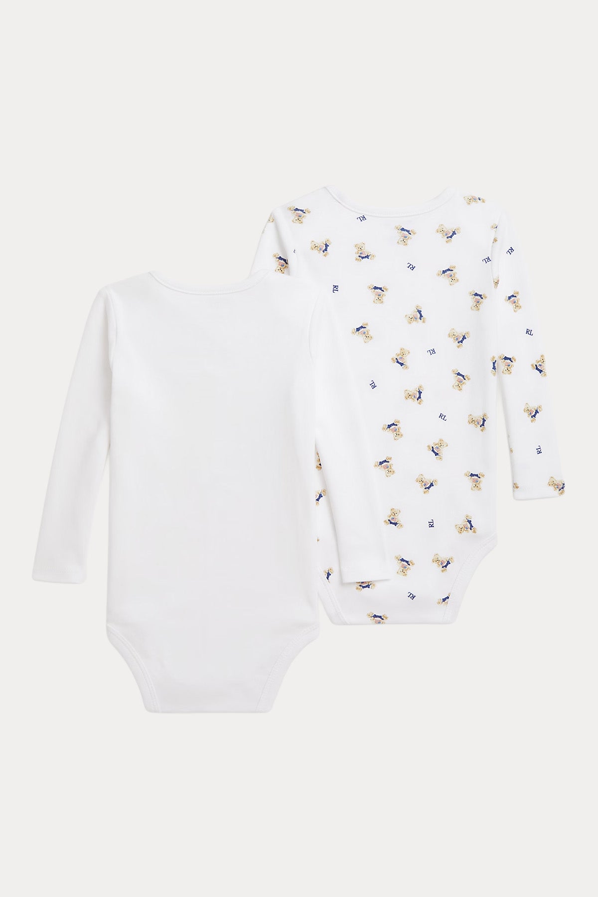 Polo Ralph Lauren Kids 3-9 Aylık Erkek Bebek Polo Bear Tulum Set