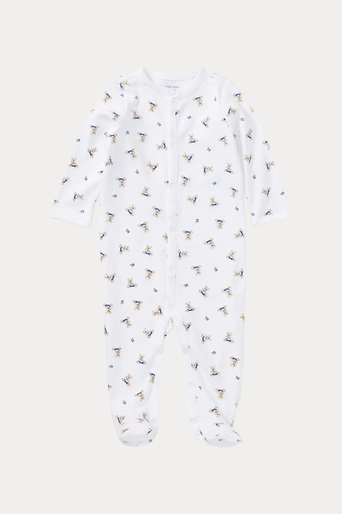 Polo Ralph Lauren Kids Yeni Doğan-3 Aylık Erkek Bebek Polo Bear Tulum