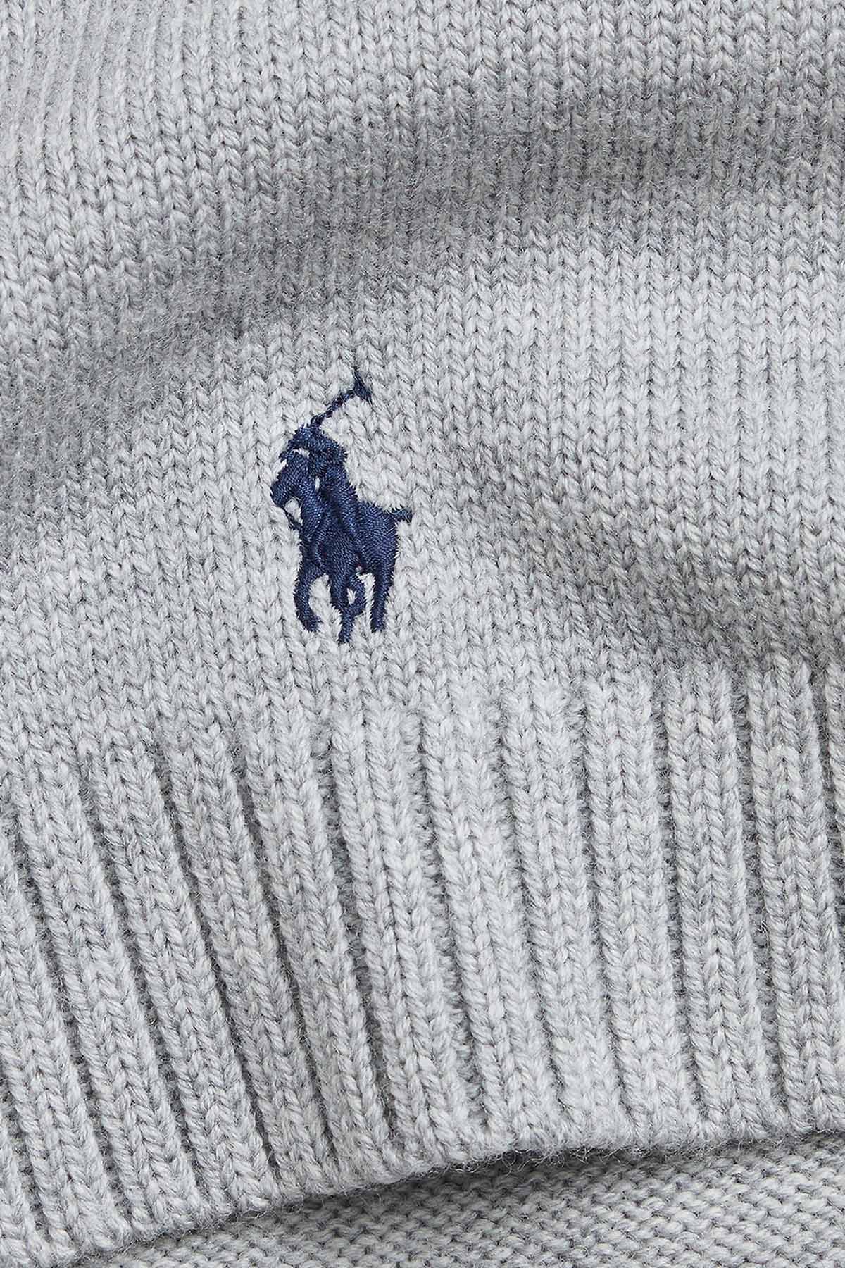 Polo Ralph Lauren Kids S-XL Beden Unisex Çocuk İnce Örgü Yün Atkı