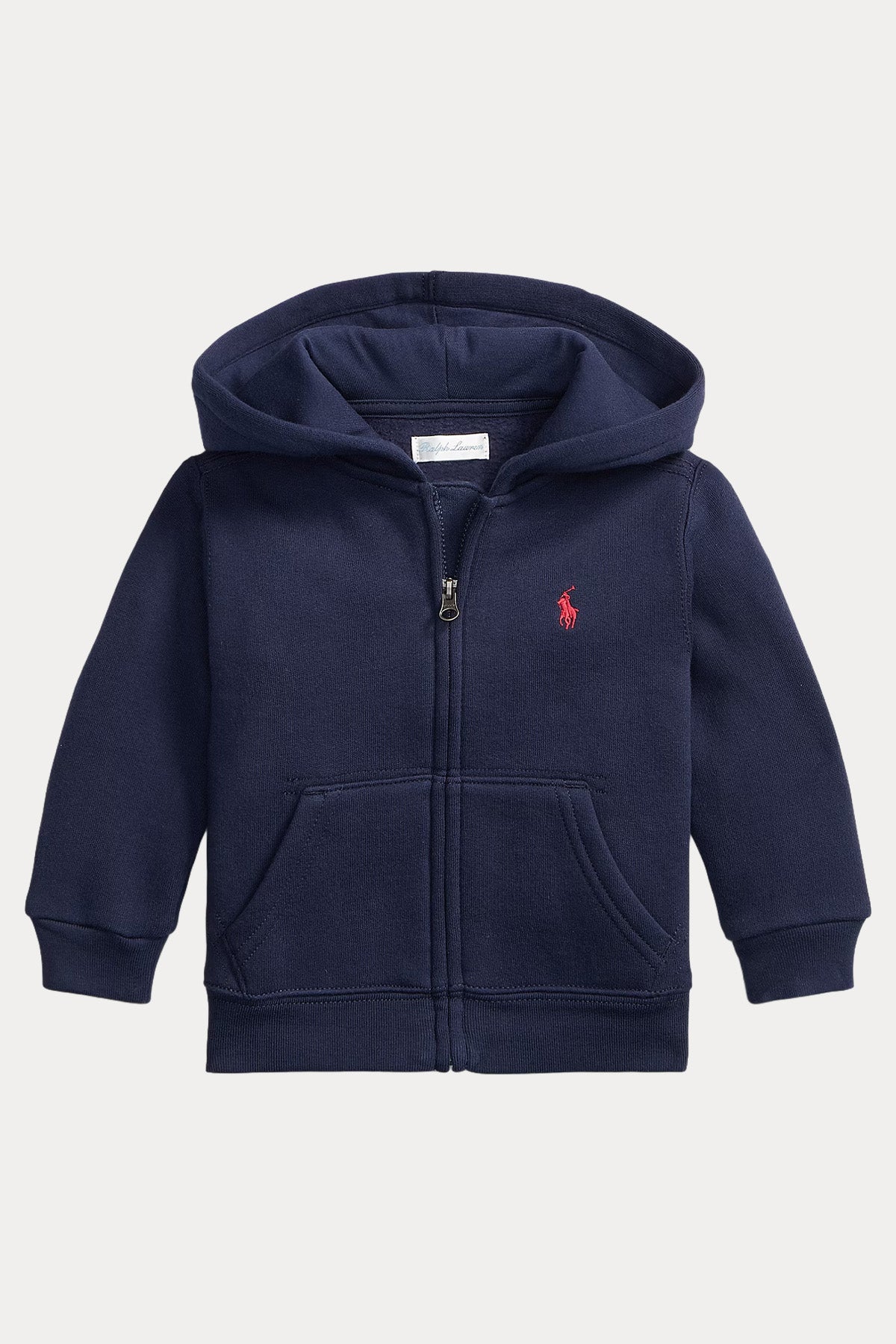 Polo Ralph Lauren Kids 12-24 Aylık Unisex Bebek Kapüşonlu Şardonlu Sweatshirt Ceket