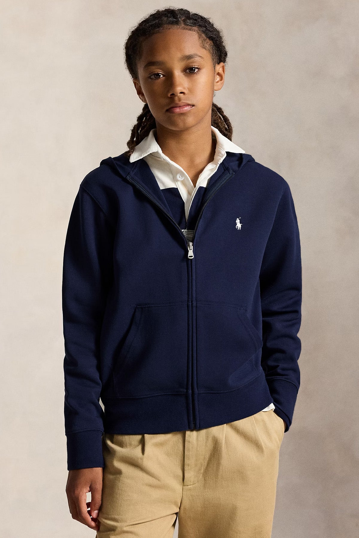 Polo Ralph Lauren Kids S-L Beden Unisex Çocuk Kapüşonlu Sweatshirt Ceket