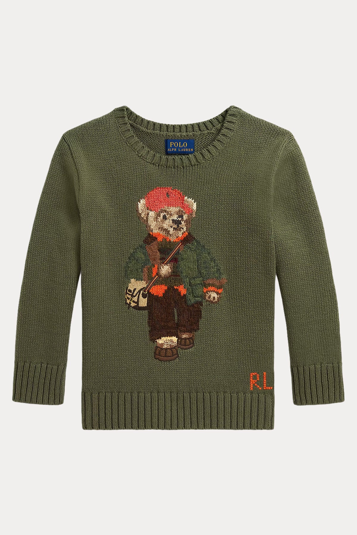 Polo Ralph Lauren Kids 4-6 Yaş Unisex Çocuk Polo Bear Örgü Triko