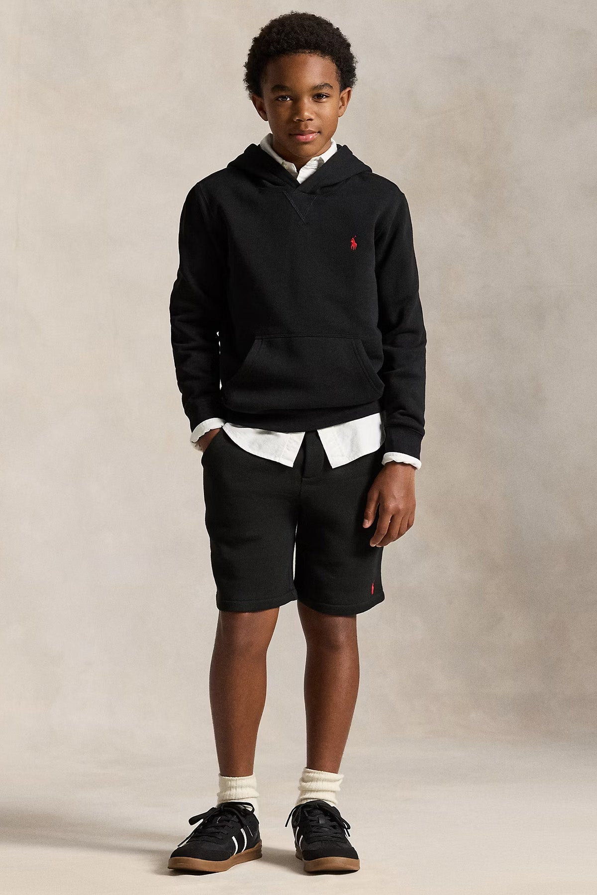 Polo Ralph Lauren Kids M-XL Beden Unisex Çocuk Kapüşonlu Şardonlu Sweatshirt