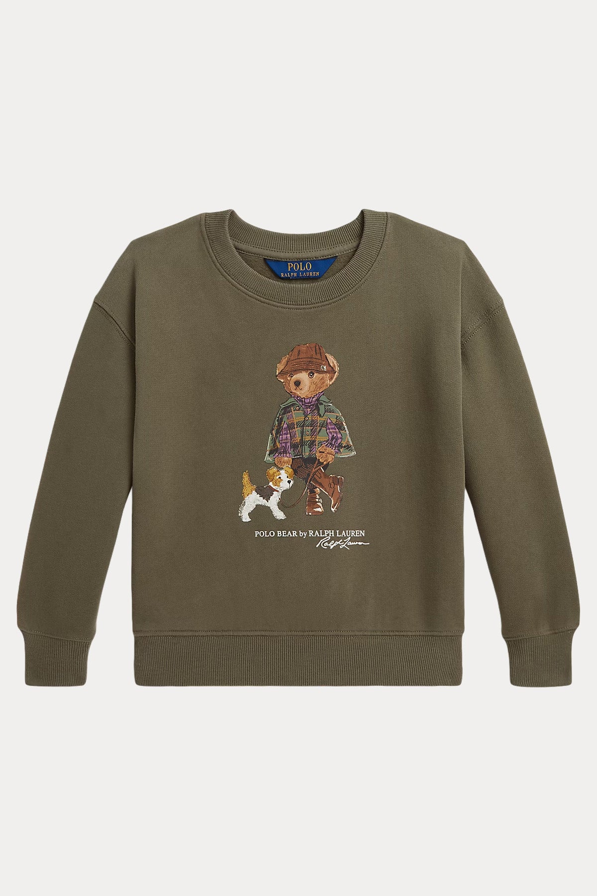 Polo Ralph Lauren Kids 5-6 Yaş Kız Çocuk Polo Bear Şardonlu Sweatshirt