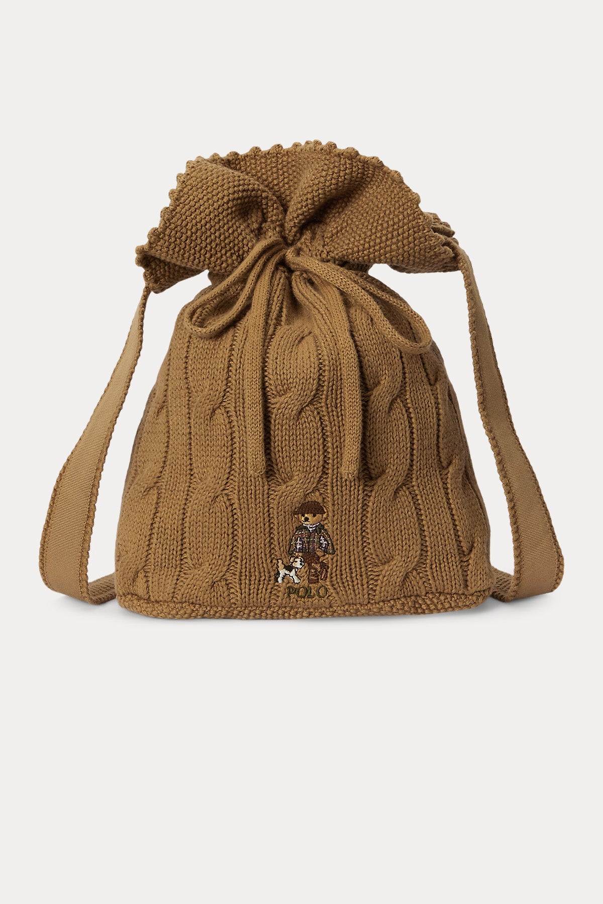 Polo Ralph Lauren Kids Kız Çocuk Polo Bear Saç Örgü Triko Kese Çanta