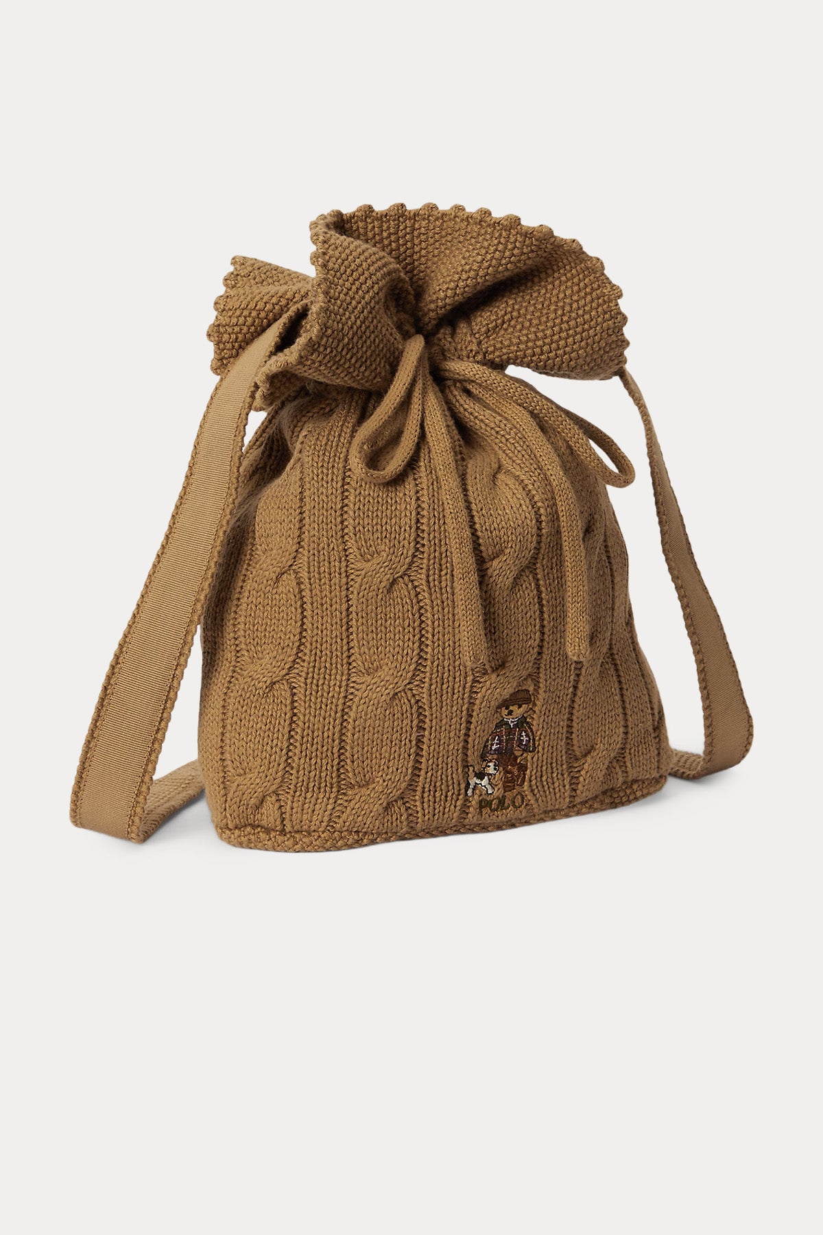Polo Ralph Lauren Kids Kız Çocuk Polo Bear Saç Örgü Triko Kese Çanta