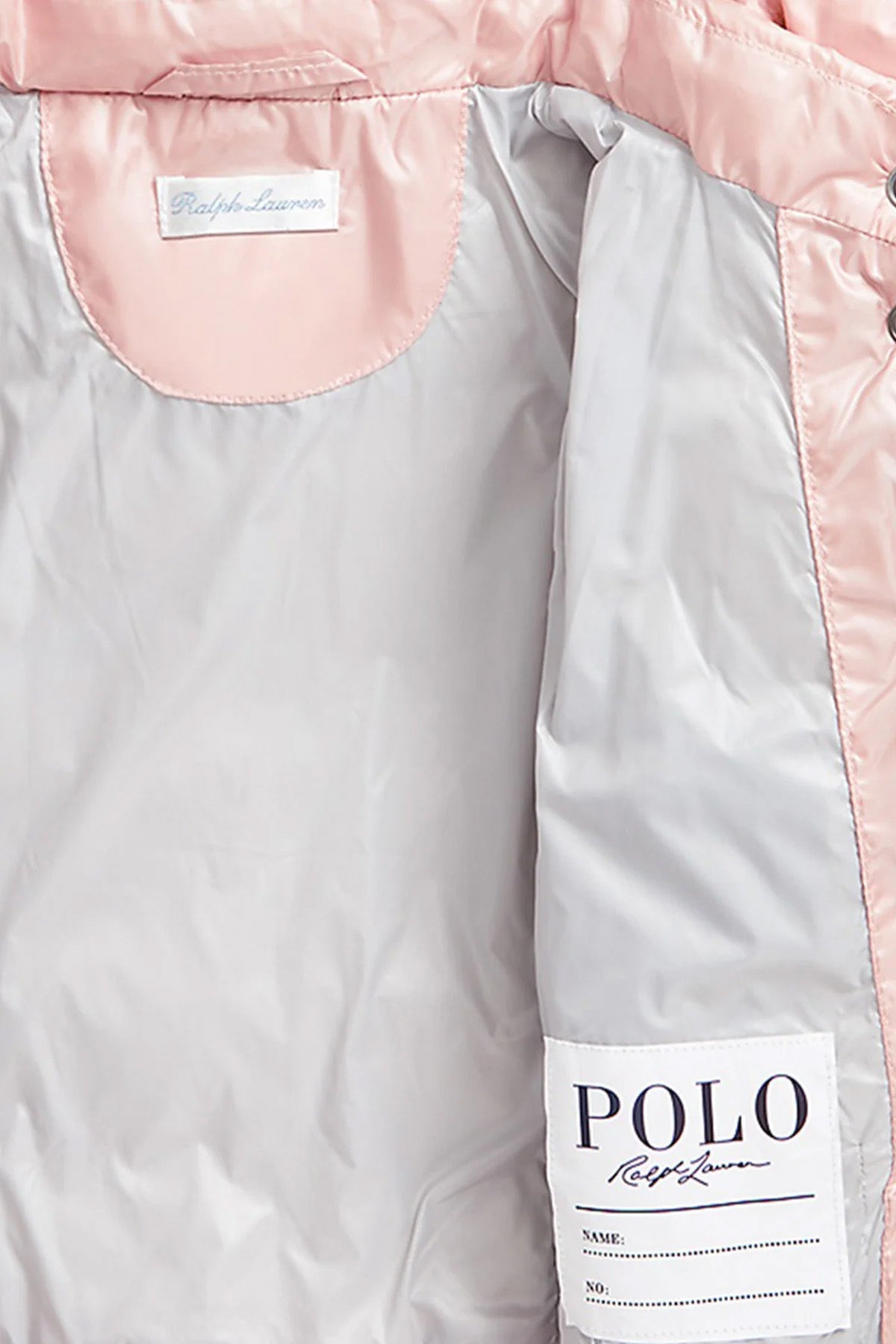 Polo Ralph Lauren Kids 24 Aylık Kız Bebek Kapüşonlu Puffer Mont