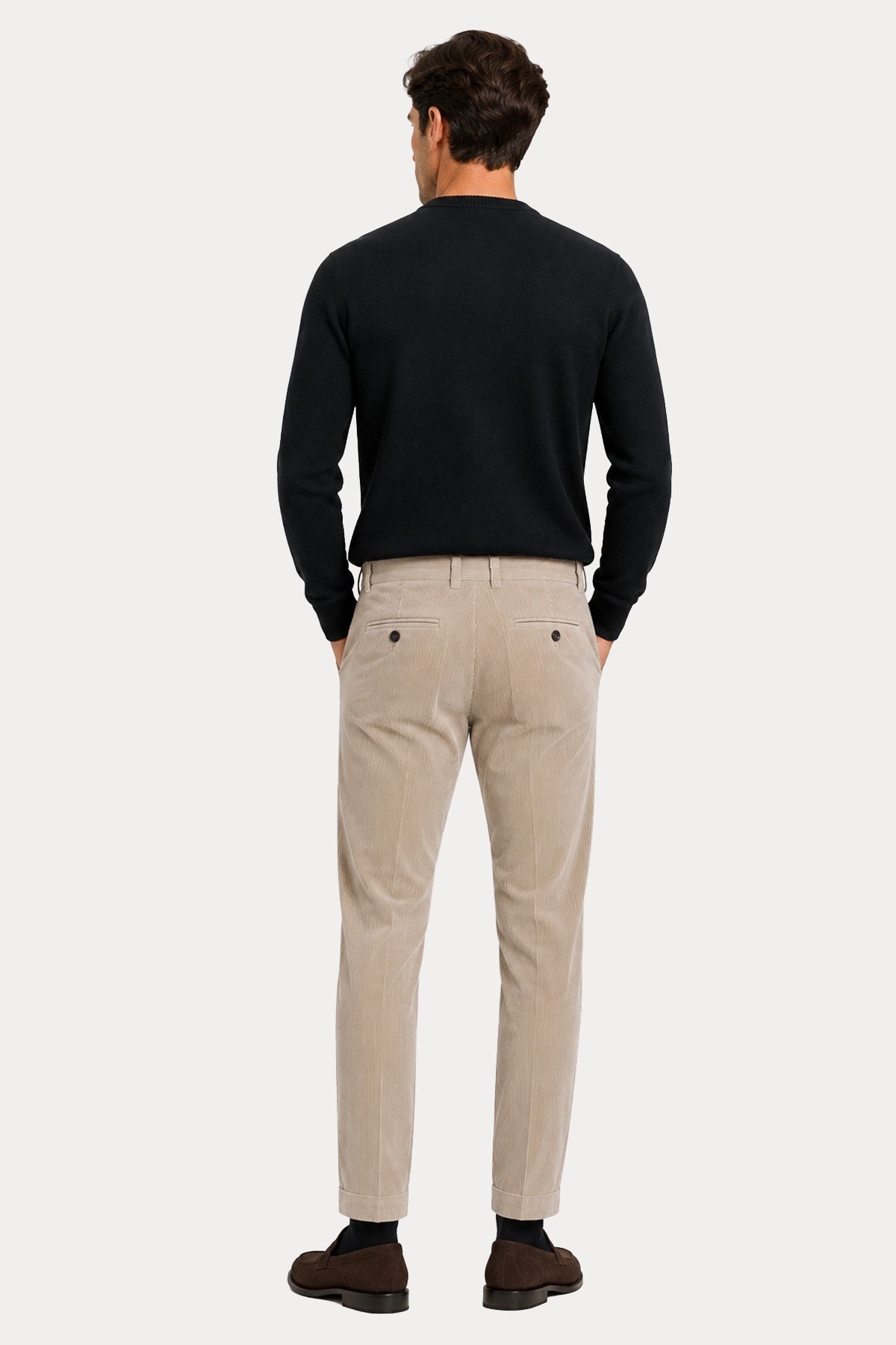 Pantaloni Torino Yandan Cepli Fitilli Kadife Pantolon