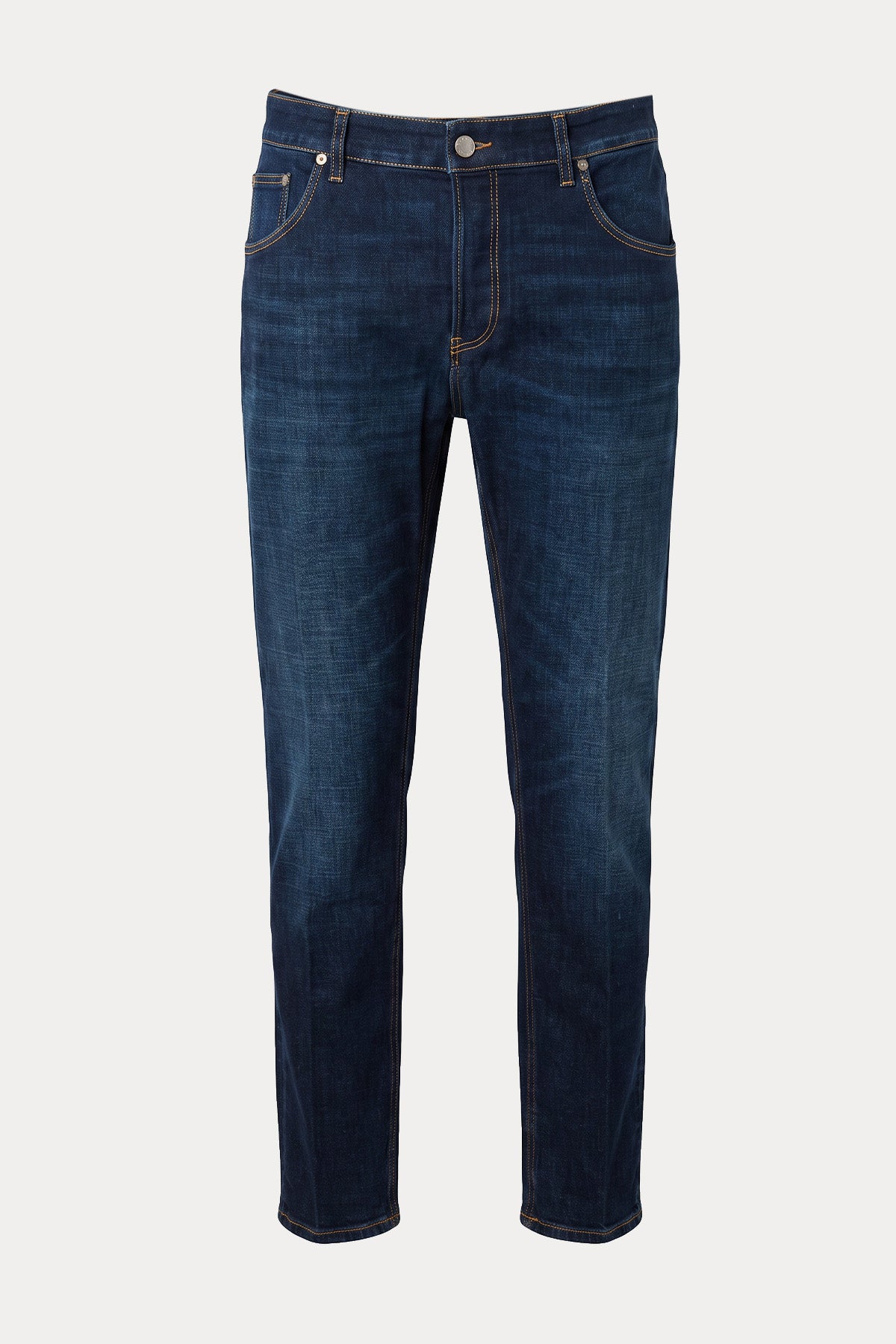 Pantaloni Torino Tapered Fit Yıkamalı Streç Jeans