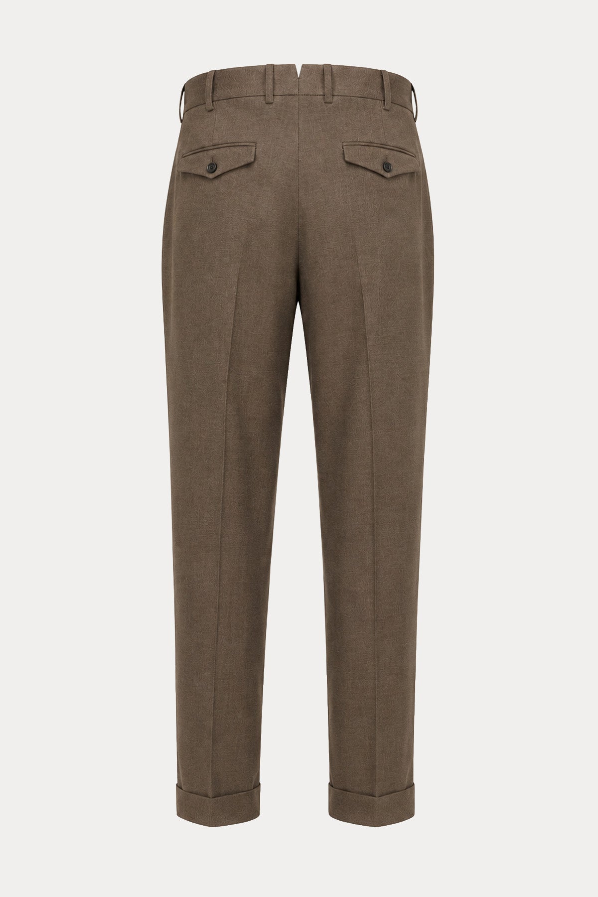 Pantaloni Torino The Rebel Tek Pileli Streç Duble Paça Kaşmir Yün Pantolon