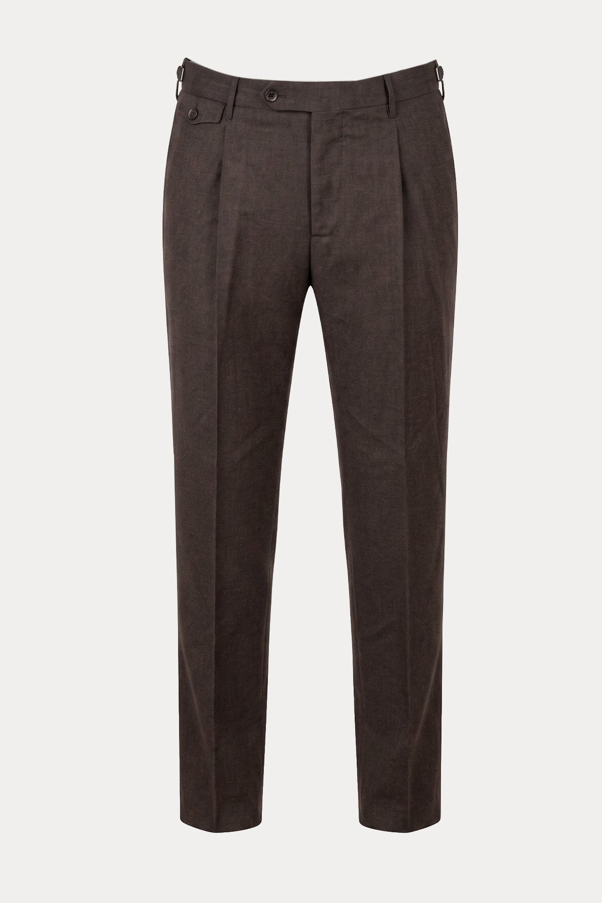Pantaloni Torino Gentleman Fit Tek Pile Yün Pantolon