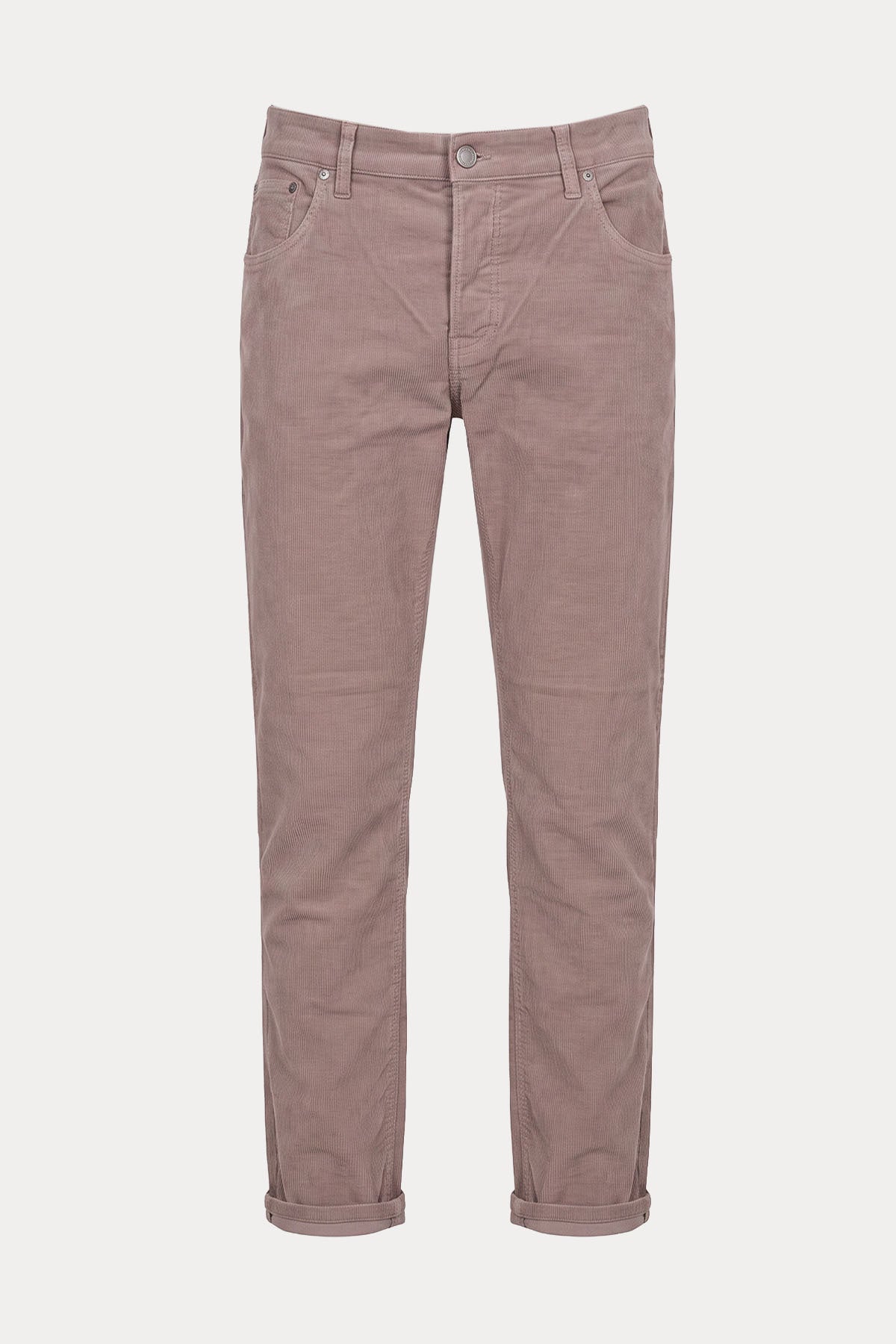 Pantaloni Torino Tapered Fit Fitilli Kadife Pantolon