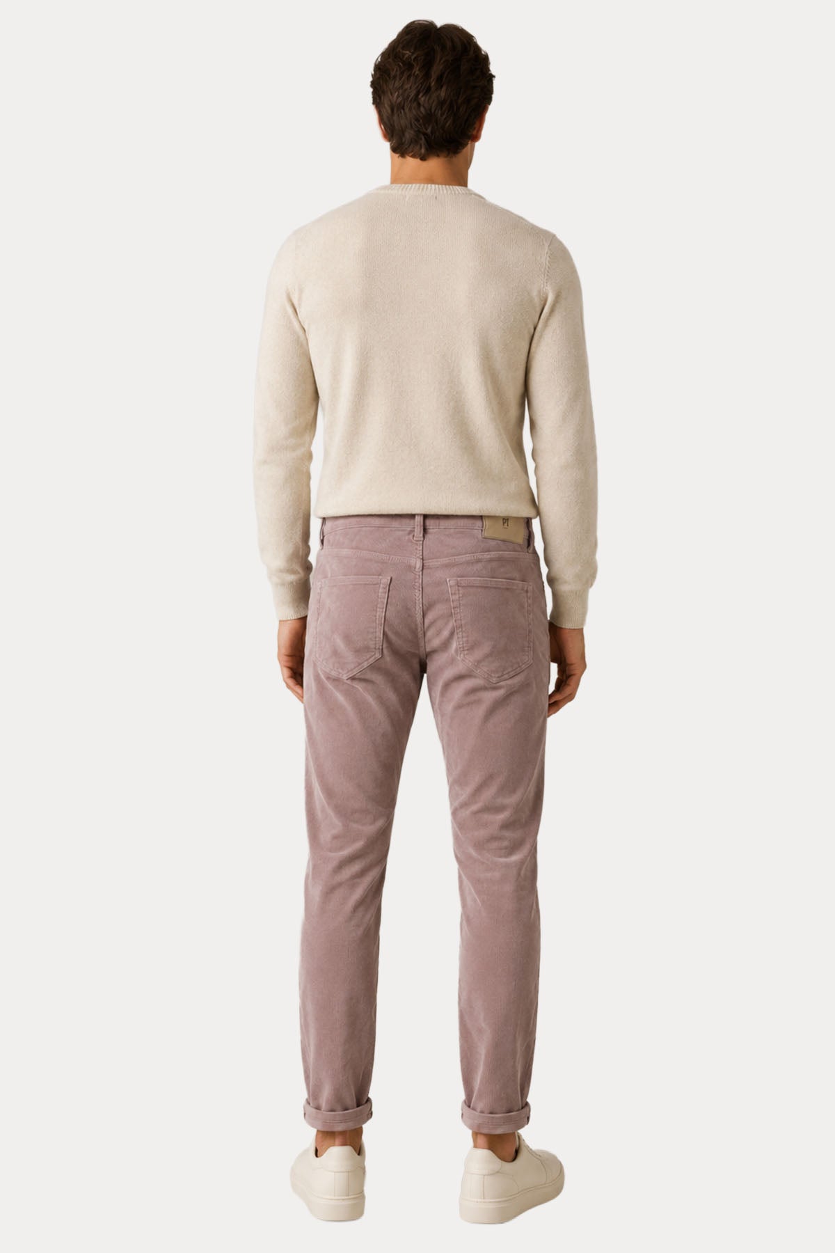 Pantaloni Torino Tapered Fit Fitilli Kadife Pantolon