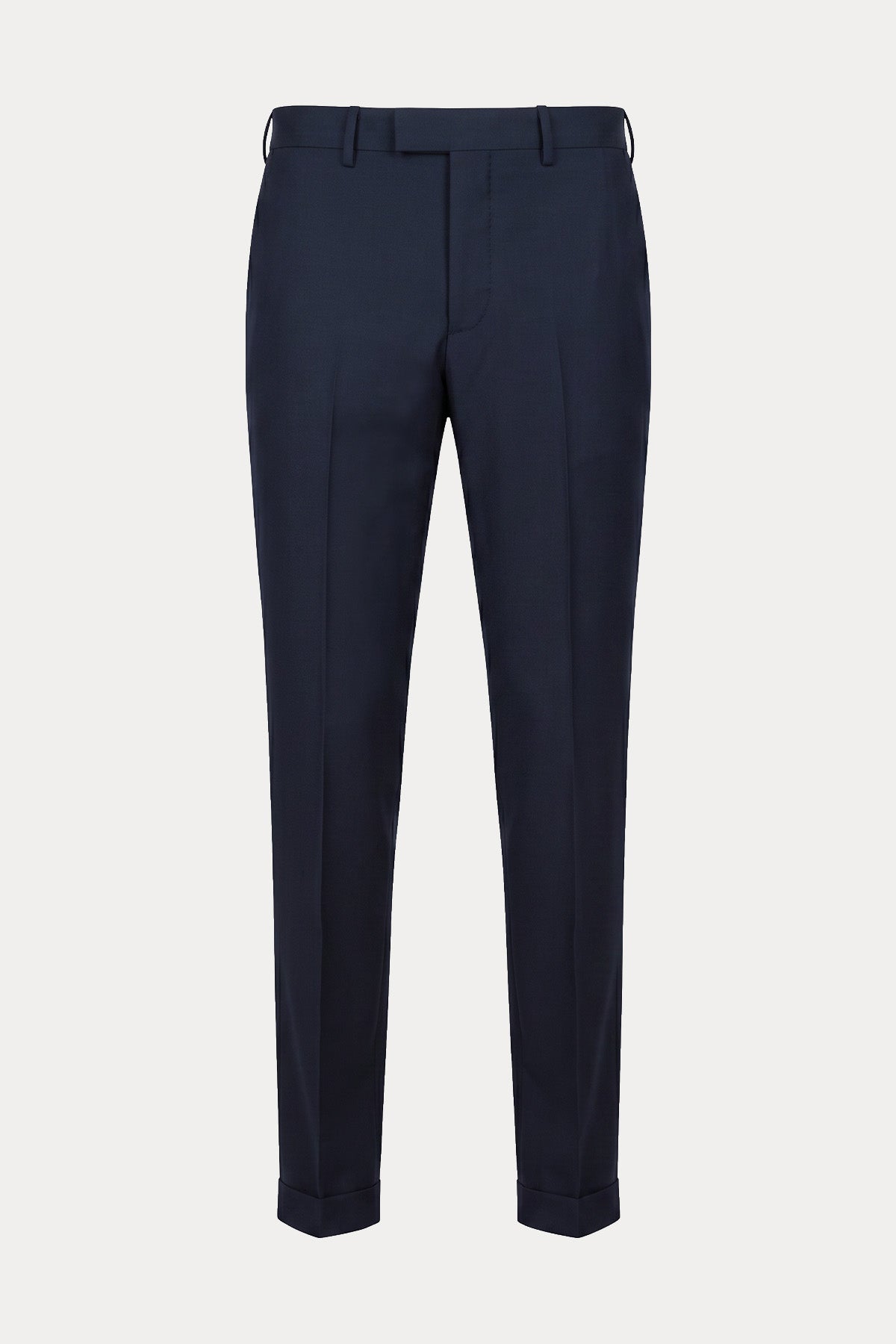 Pantaloni Torino Slim Fit Duble Paça Yandan Cepli Streç Yün Pantolon