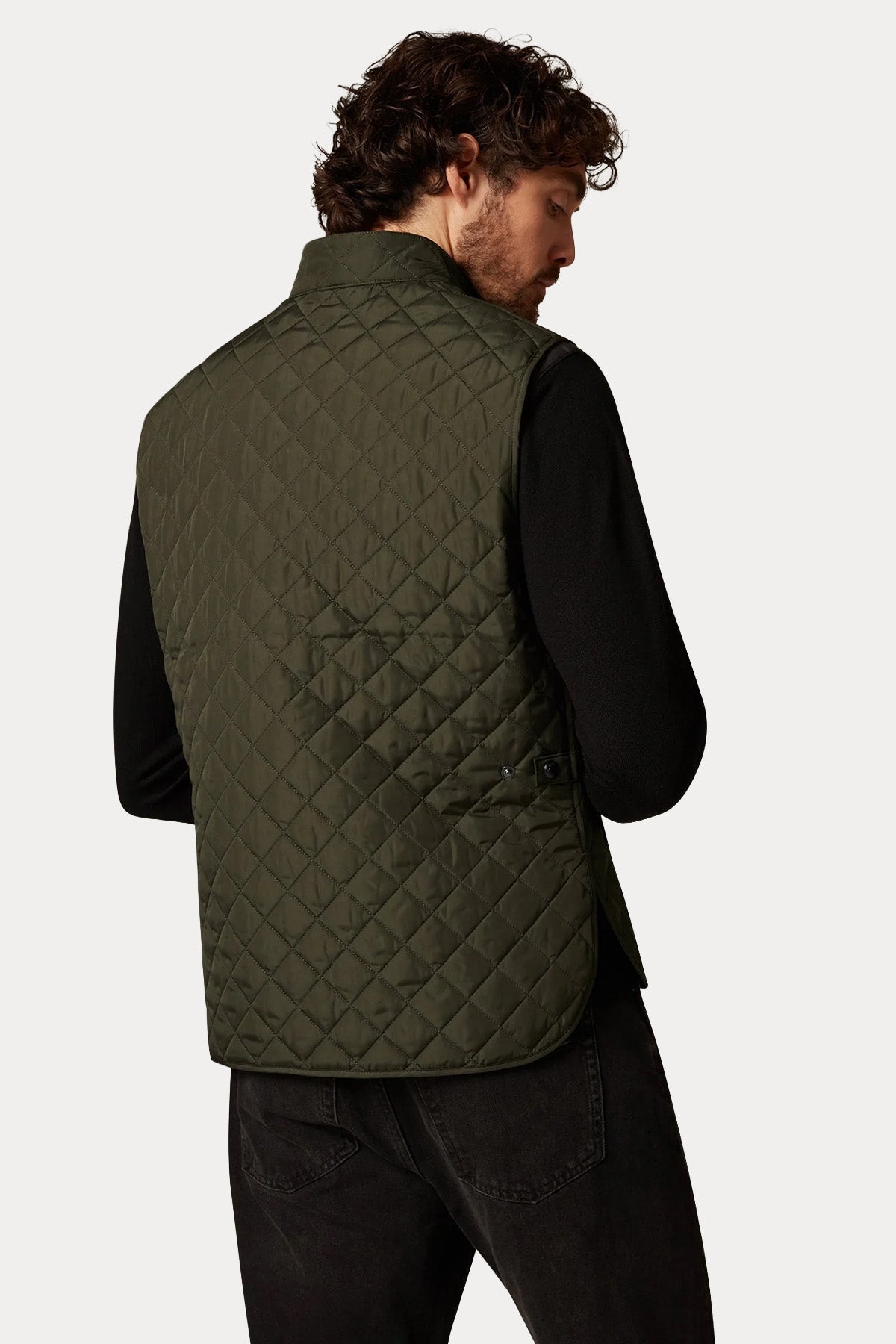 Belstaff Regular Fit Kapitone Desenli Puffer Yelek