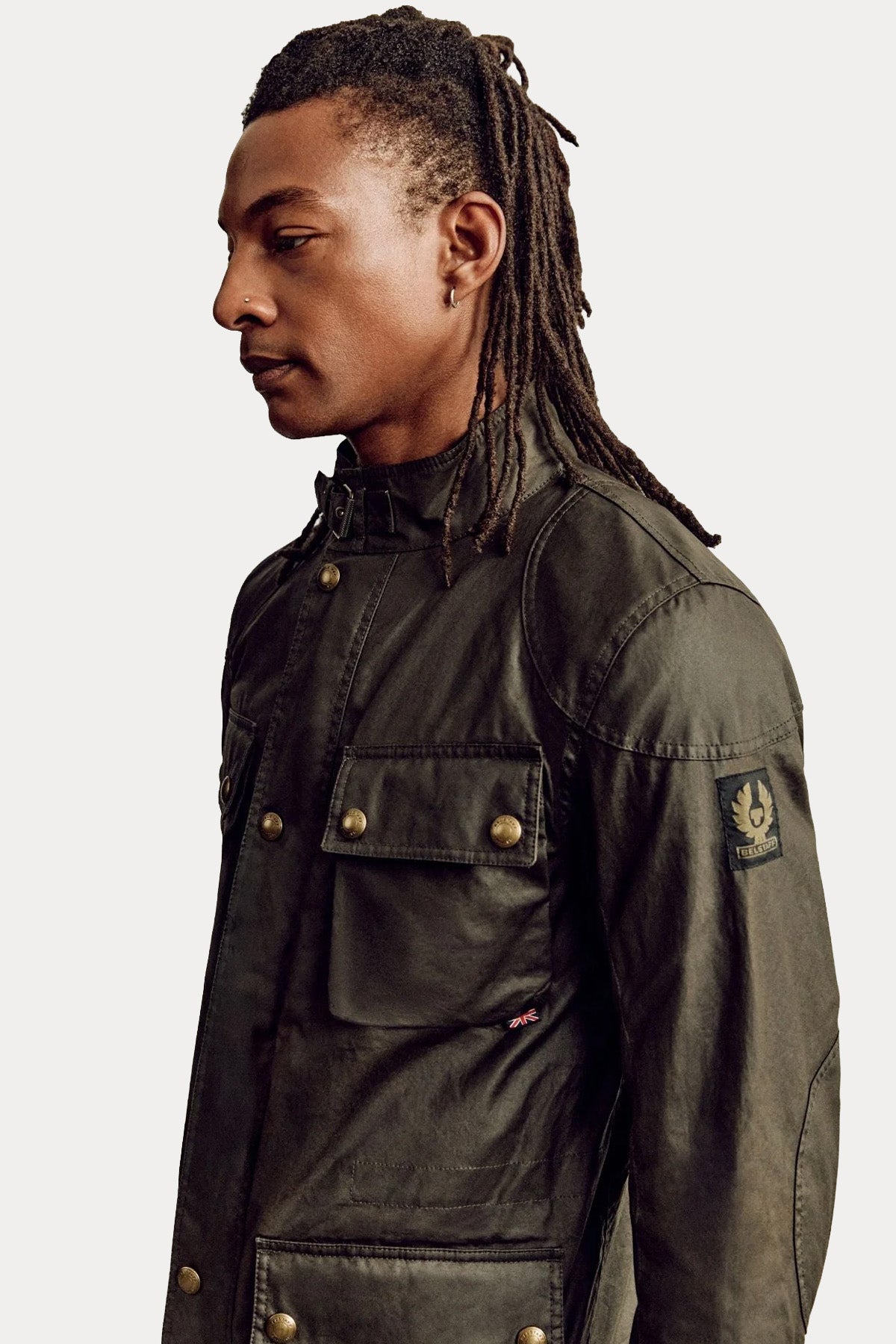 Belstaff Icon Fieldmaster Mumlu Kumaş Mont
