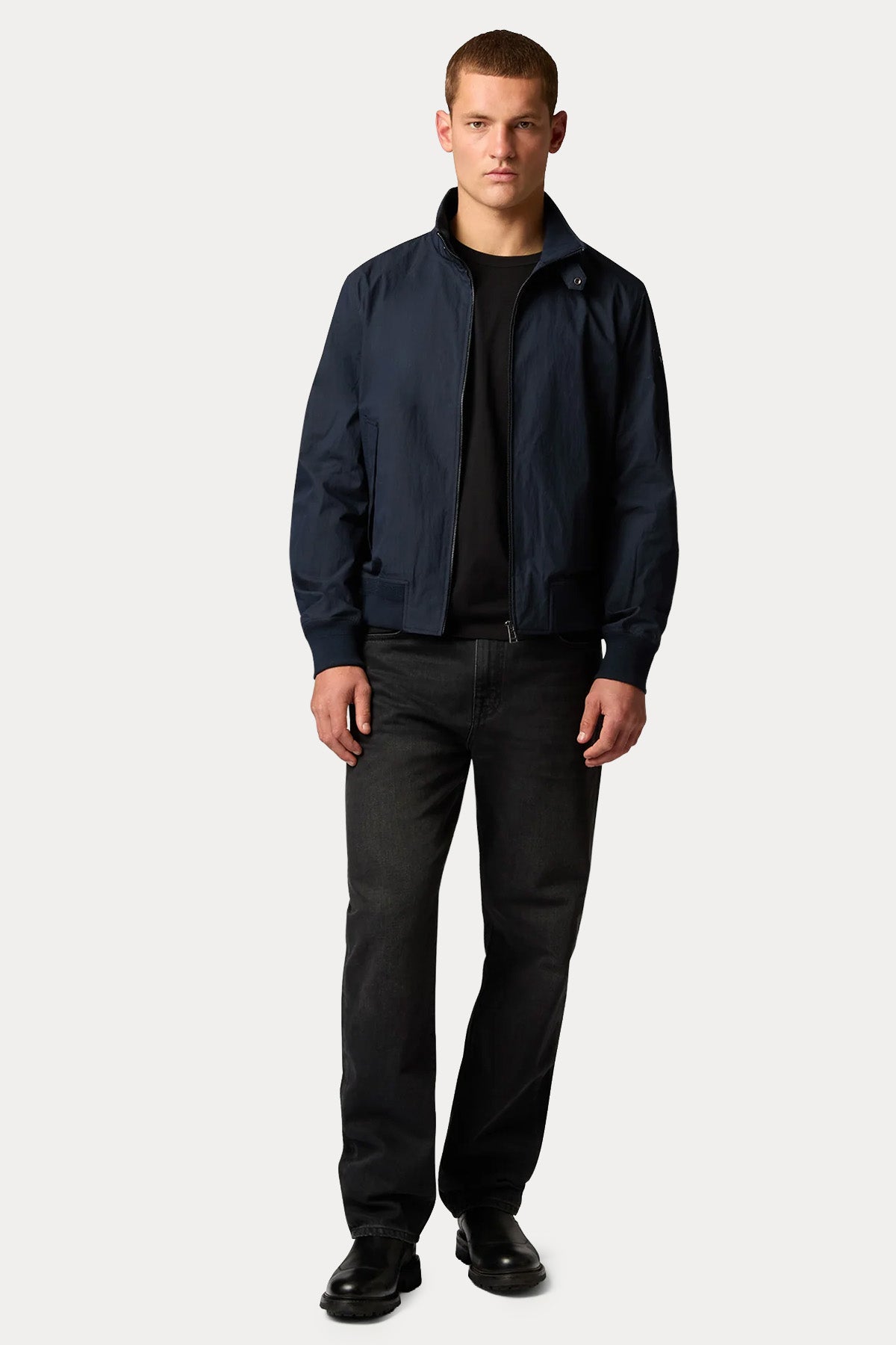 Belstaff Regular Fit Dik Yaka Bomber Ceket