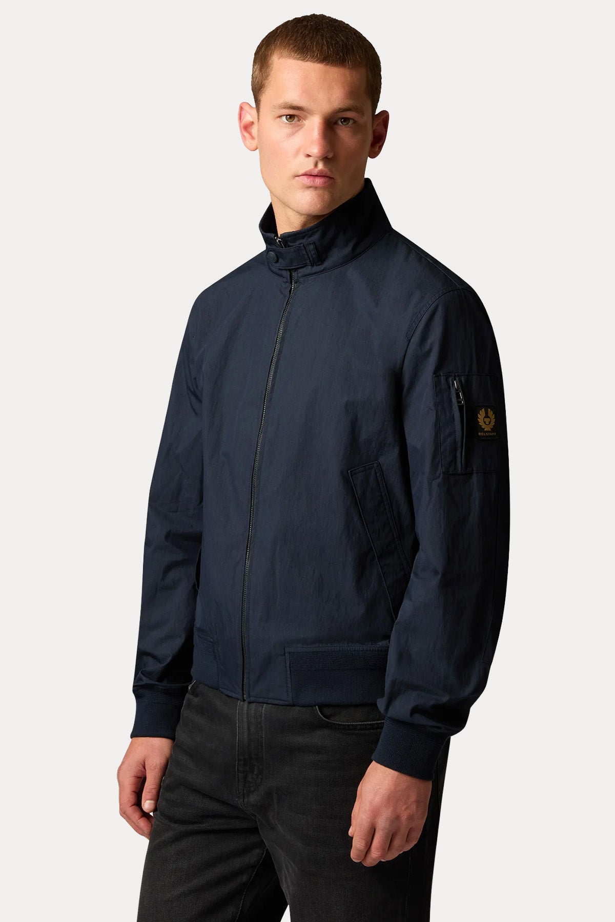 Belstaff Regular Fit Dik Yaka Bomber Ceket