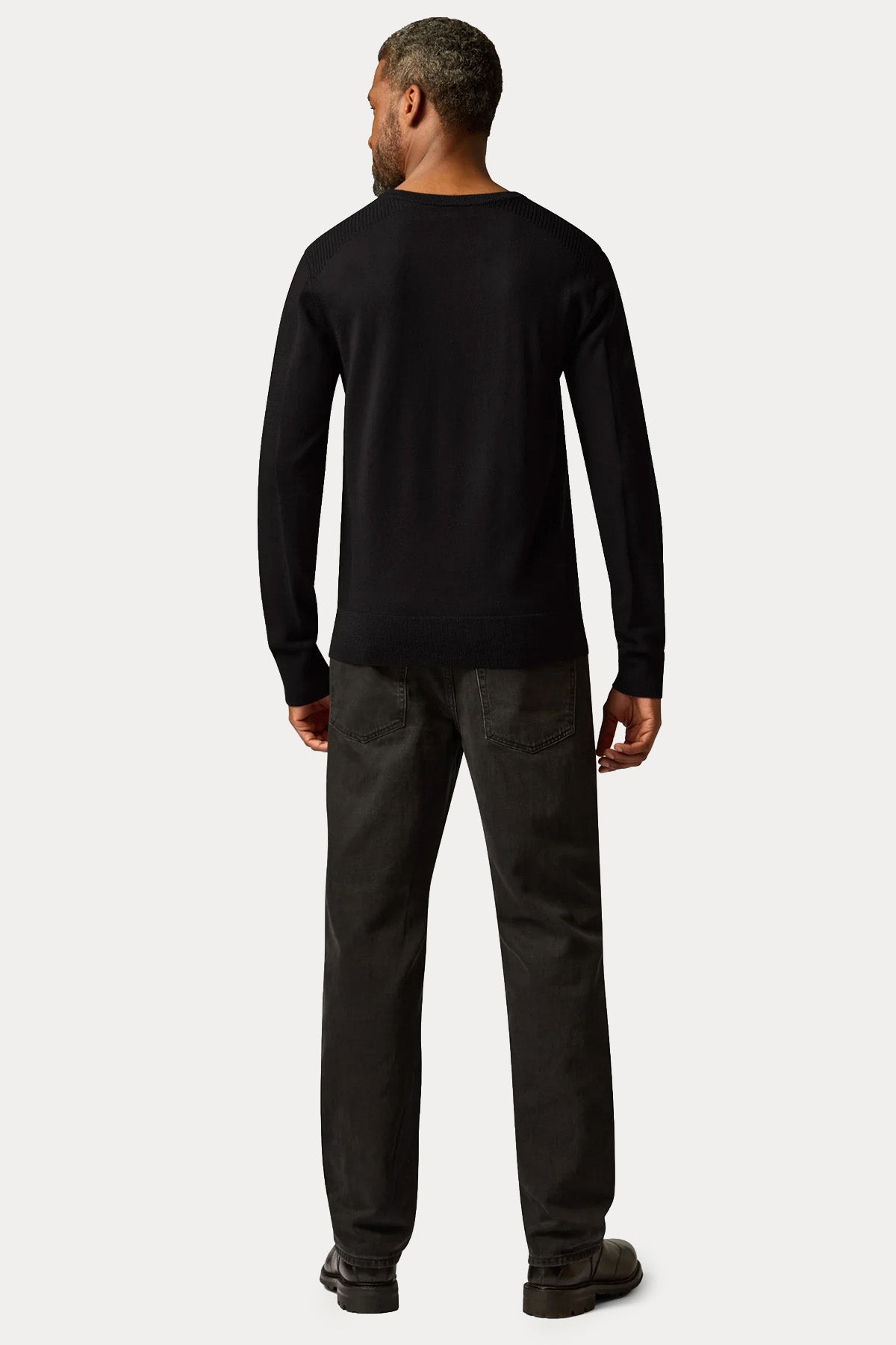 Belstaff Regular Fit Yuvarlak Yaka İnce Örgü Yün Triko