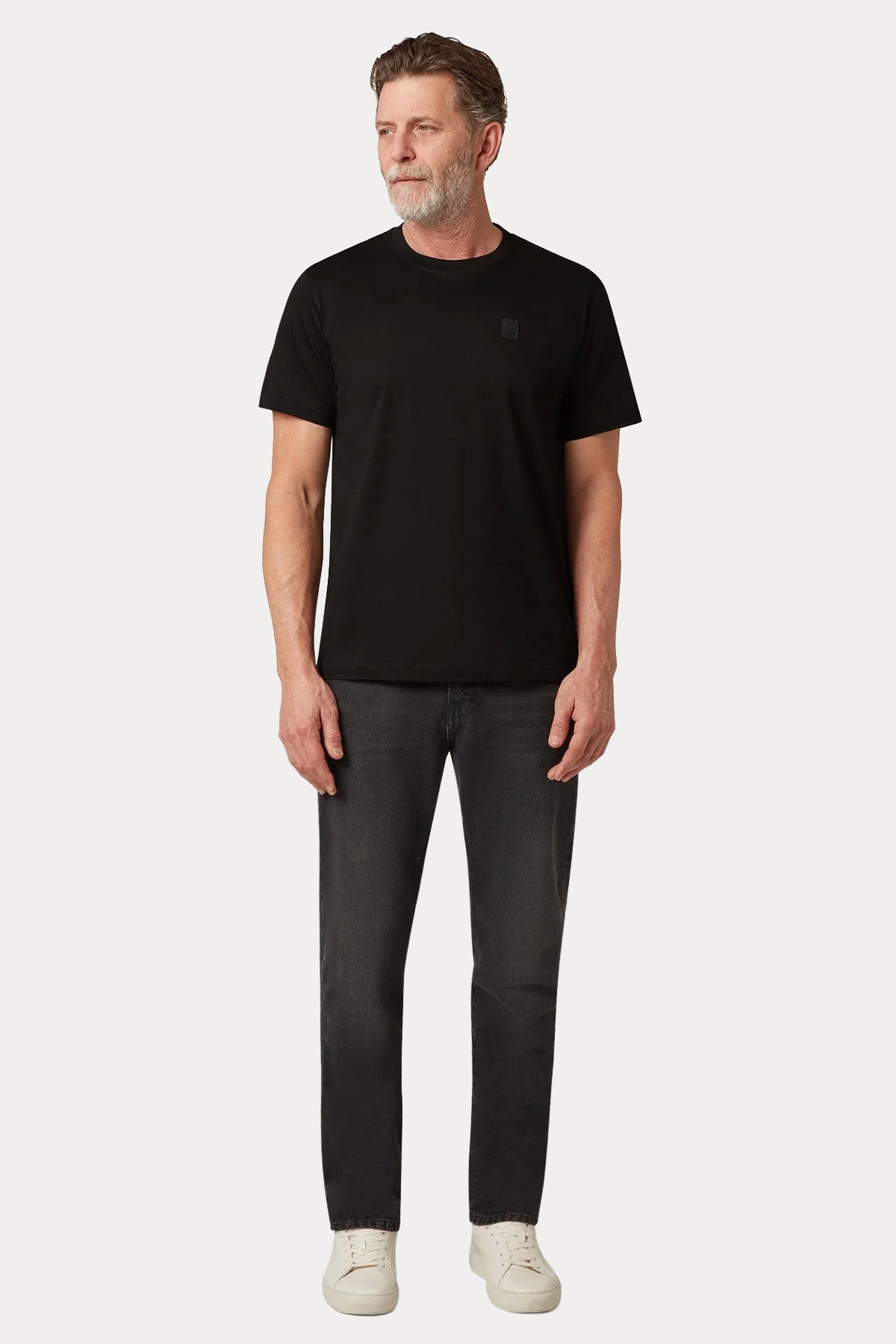 Belstaff Regular Fit Yuvarlak Yaka Logolu T-shirt