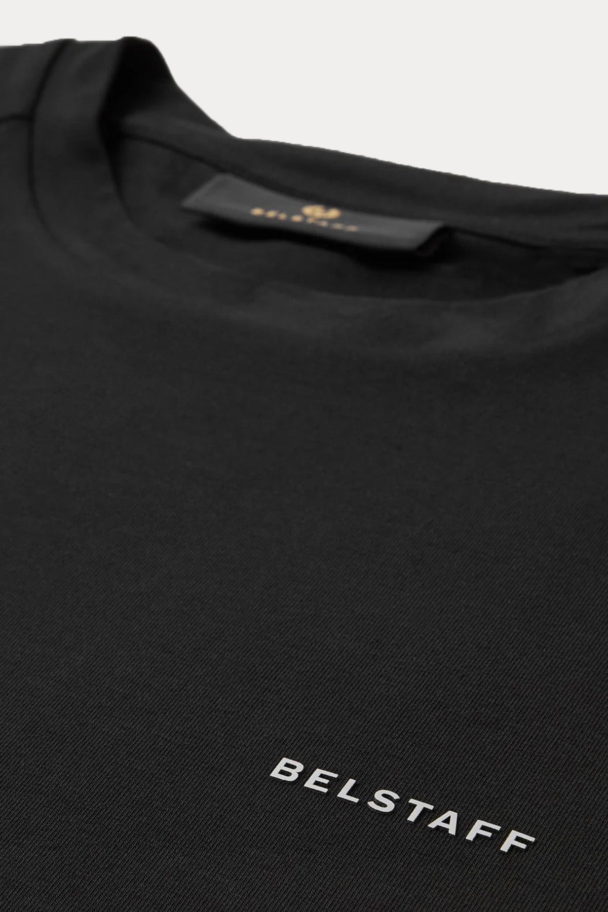 Belstaff Regular Fit Yuvarlak Yaka Logolu Streç T-shirt