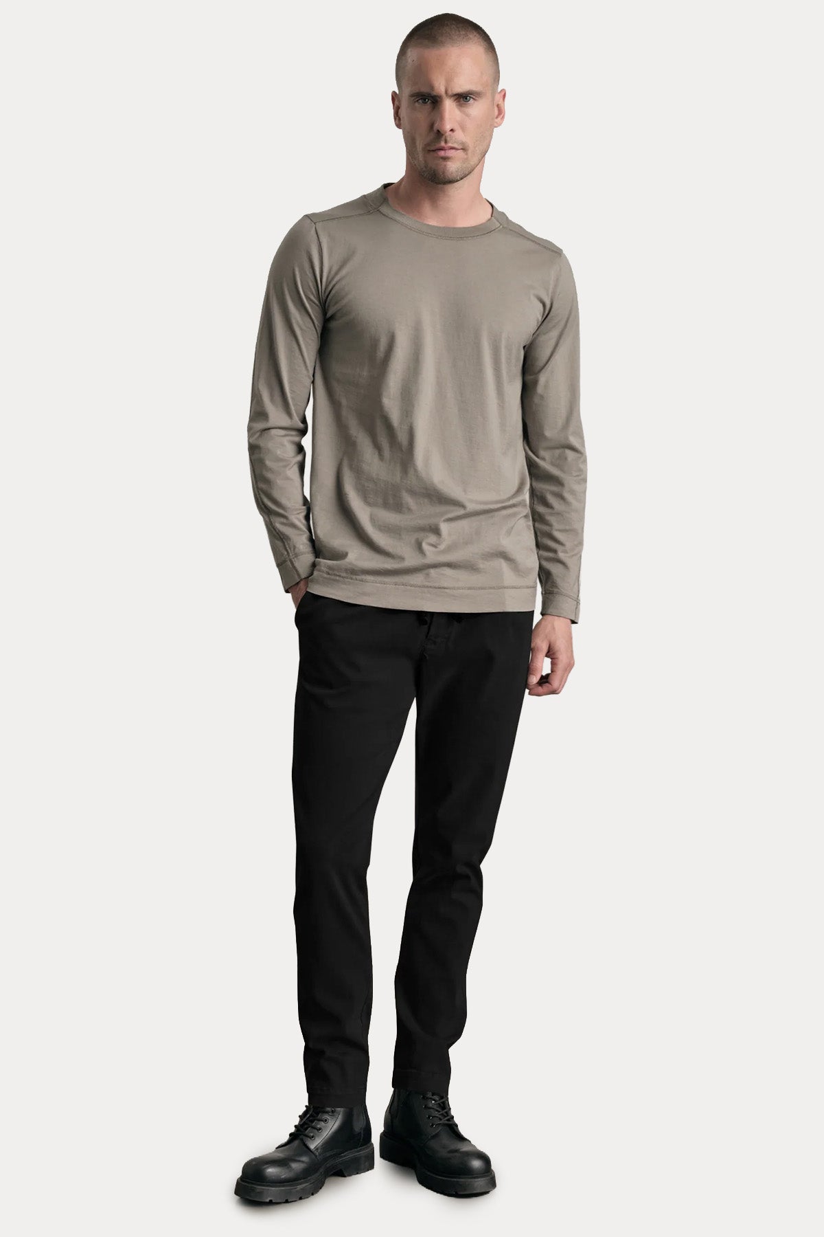 Transit Loose Fit Yumuşak Dokulu Beli Lastikli Streç Pantolon