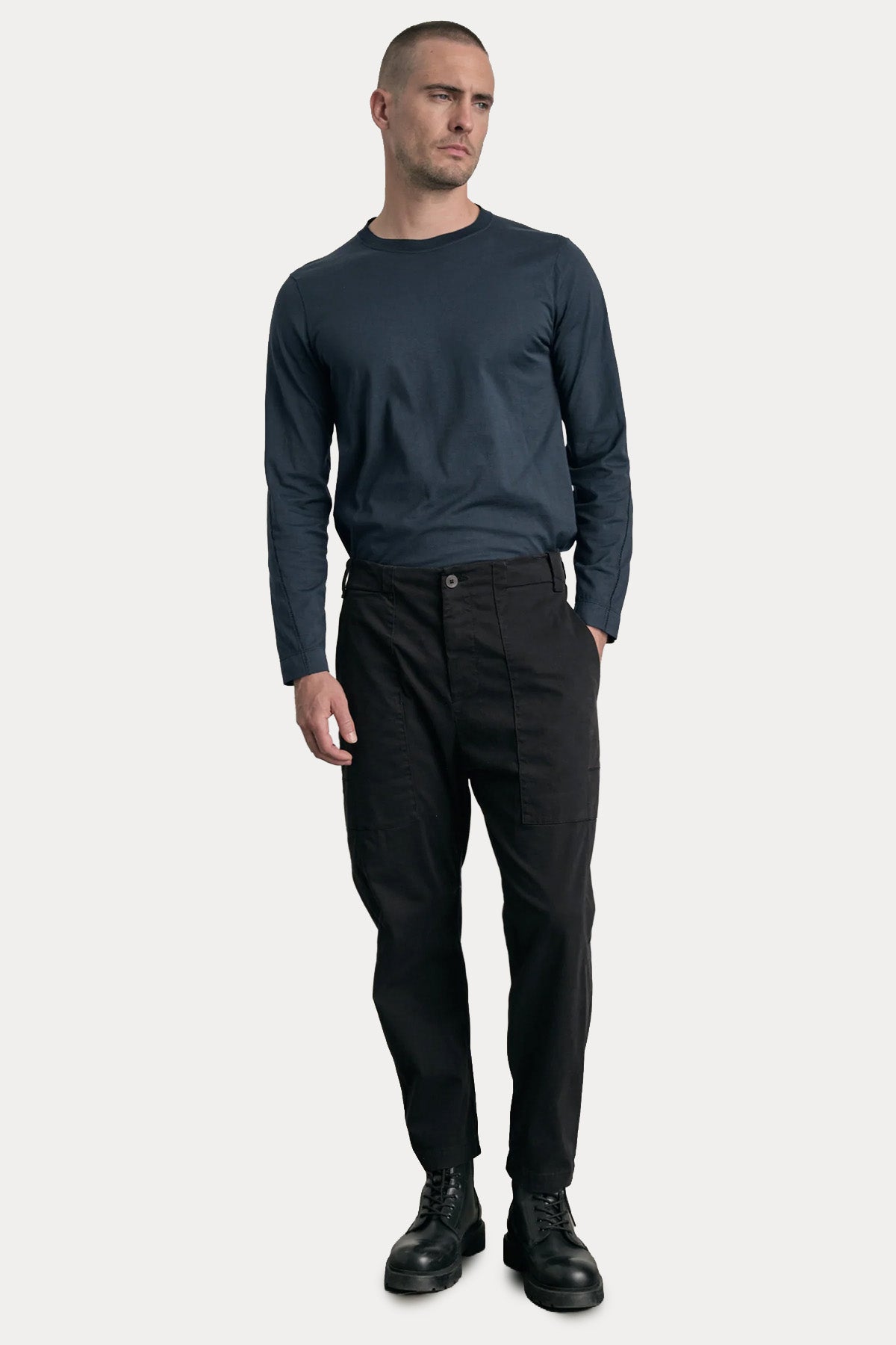 Transit Loose Fit Yandan Cepli Streç Pantolon